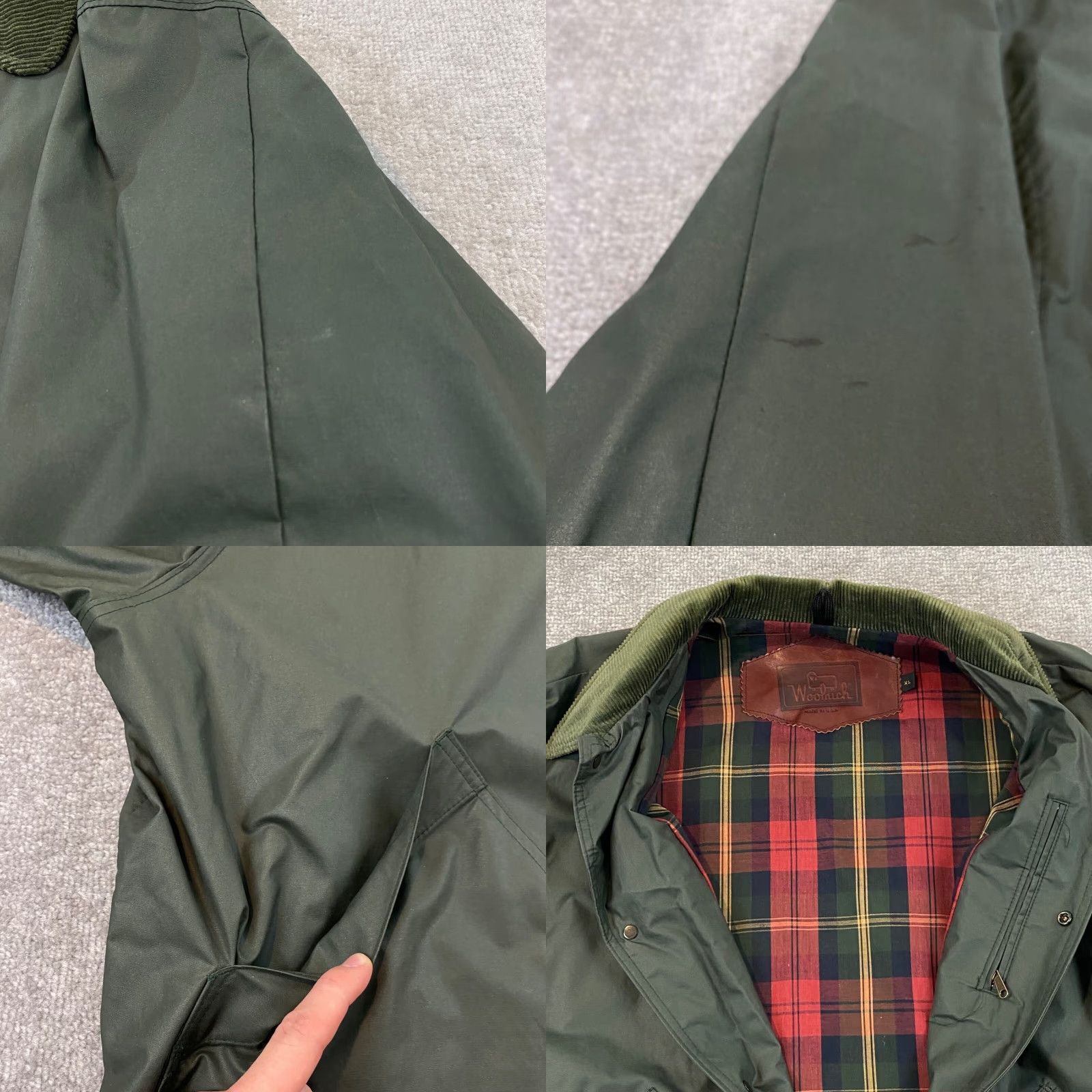 Vintage VINTAGE Woolrich Jacket Parka Coat Woolrich Loden Barn Jacket Mens XL Green Size US XL / EU 56 / 4 - 9 Thumbnail