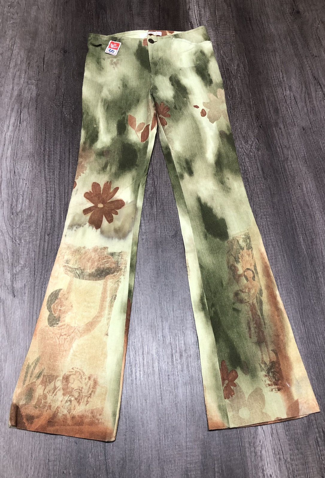 Vintage Liguid Pixie Flared Boot Cut Leg Jeans Size 27" / US 4 / IT 40 - 1 Thumbnail