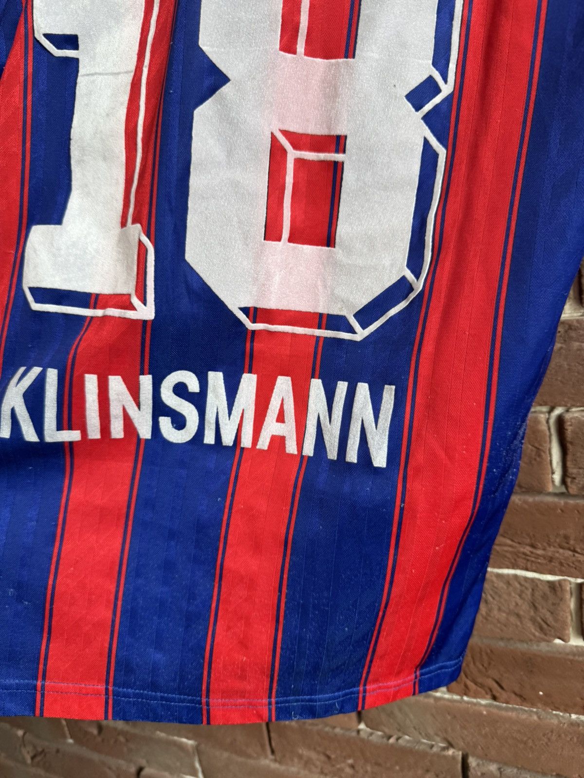 Vintage Rare Vintage 90s Adidas FC Bayern Munich Klinsmann Jersey Size US S / EU 44-46 / 1 - 14 Thumbnail