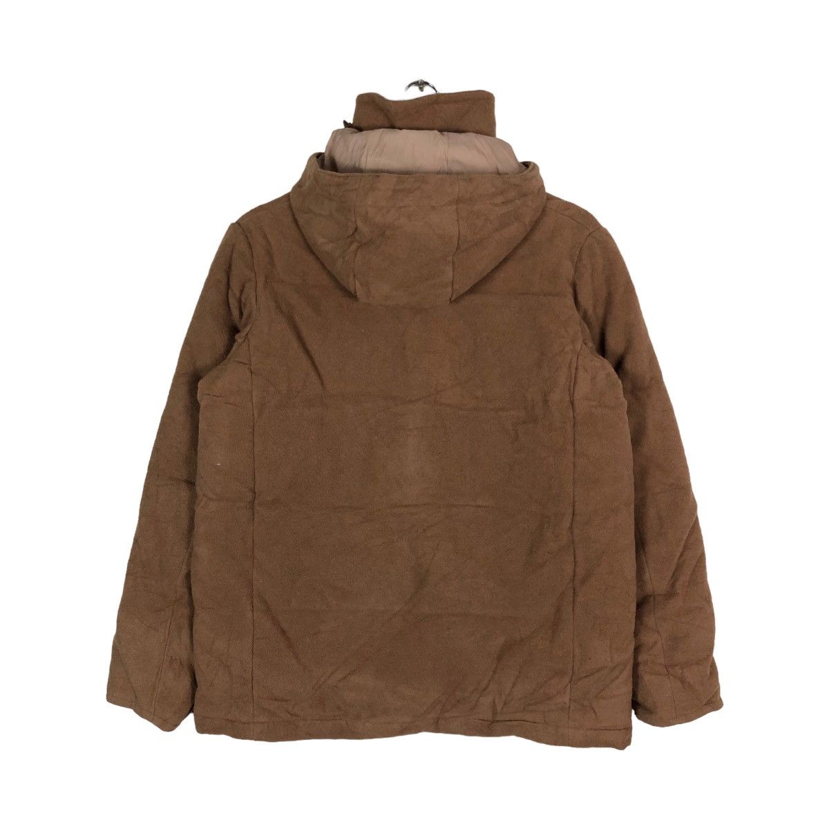 Danton Vintage Danton BEAMS Flat Button Hoodie Fleece Jacket Size XS / US 0-2 / IT 36-38 - 6 Thumbnail