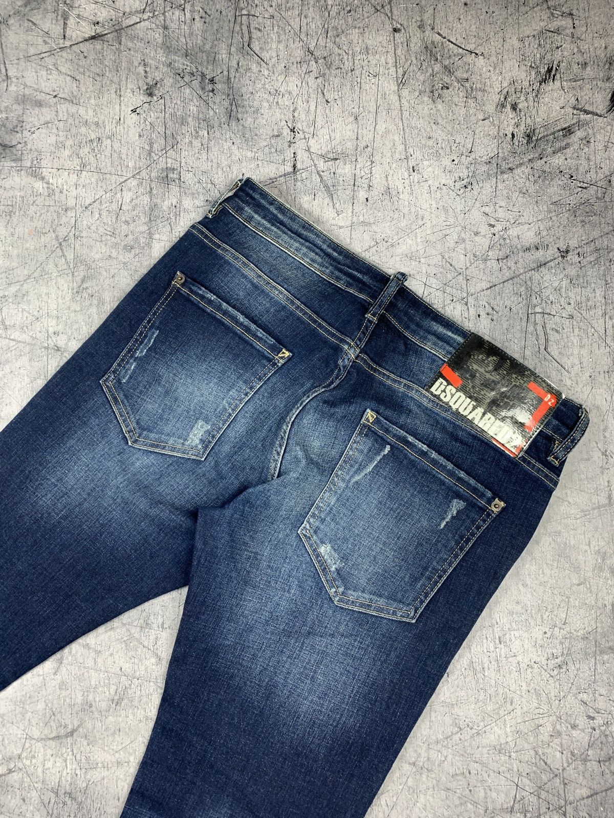 Dsquared2 Men’s Dsquared2 Distressed Skinny Luxury Jeans Size 48 Blue Size US 29 - 11 Thumbnail