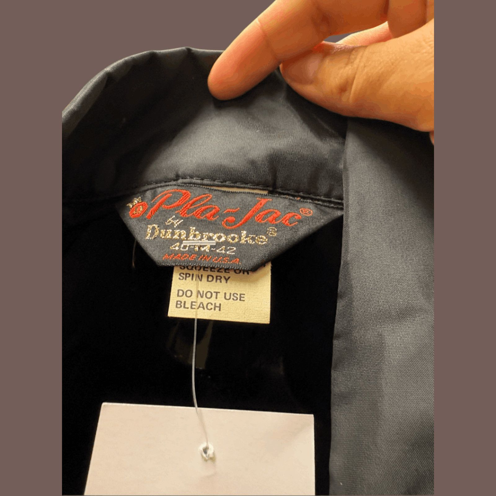 Dunbrooke VTG Coach Jacket | Pla-Jac El Cerrito Black | 60s Sportswear Size US M / EU 48-50 / 2 - 3 Thumbnail
