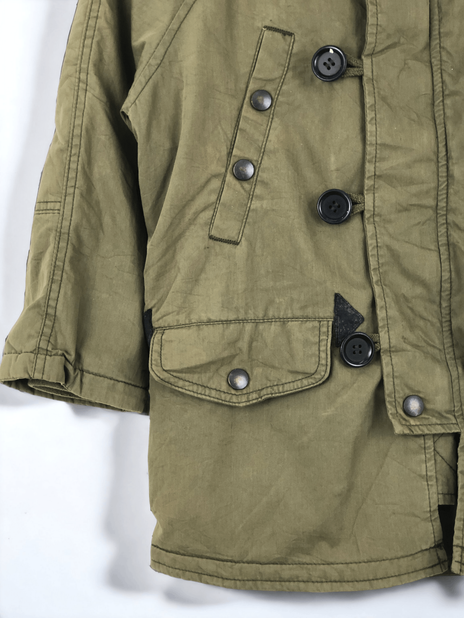 Alpha Industries Vintage Alpha Industries Zipper Ups Sherpa Jacket JA0025 Size US XXS / EU 40 - 8 Thumbnail