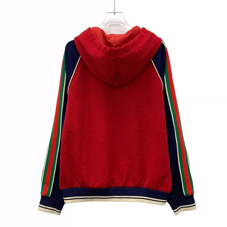Gucci Gucci Red Logo Hooded Sweatshirt for Women-2506 Size US S / EU 44-46 / 1 - 2 Thumbnail