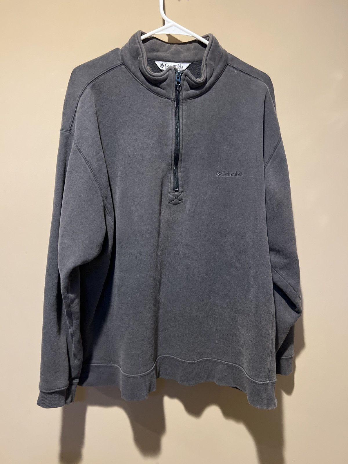 Columbia Vintage Columbia Quarter Zip Faded Distressed 1990s Size US XXL / EU 58 / 5 - 1 Thumbnail