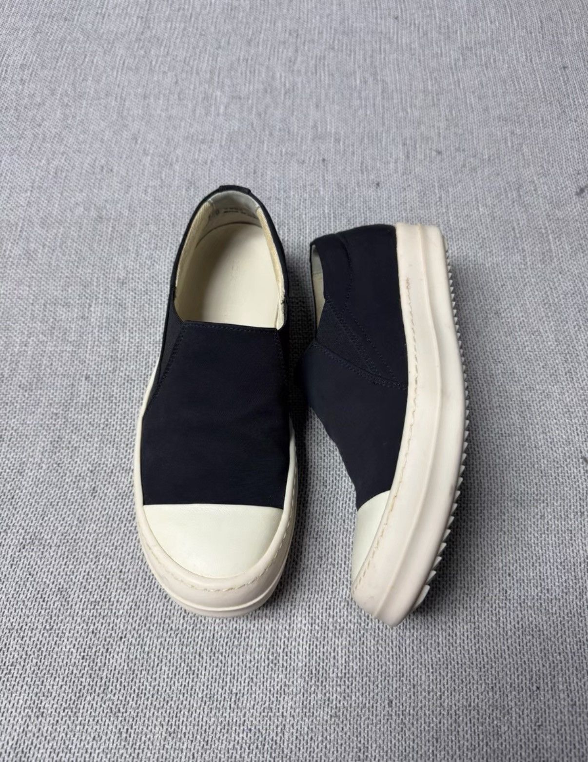Rick Owens Rick Owens Drkshdw Satin Slip-On K37 Size US 7 / IT 37 - 4 Thumbnail