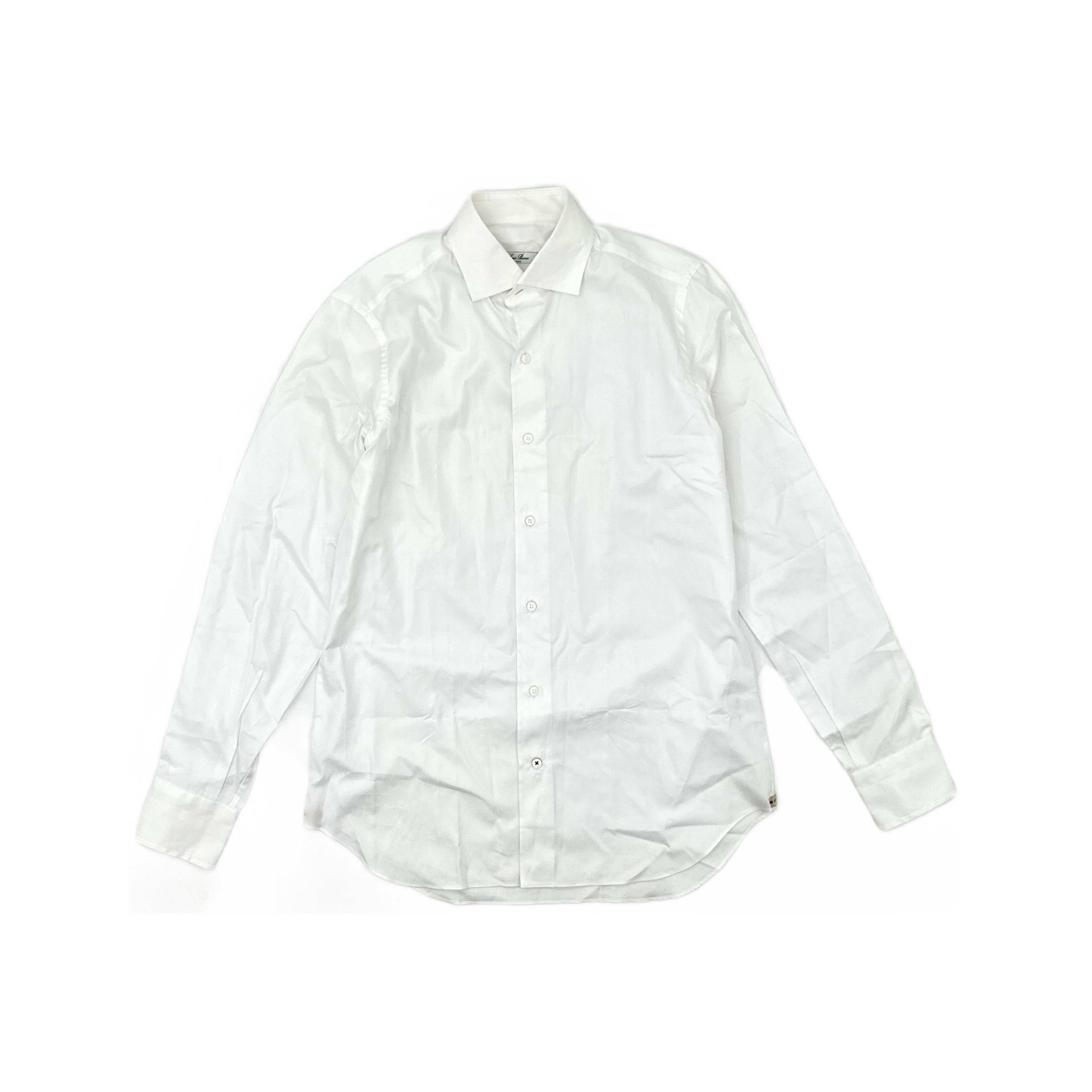 Loro Piana Loro Piana White Button Up Shirt Size M Size US XXS / EU 40 - 1 Thumbnail