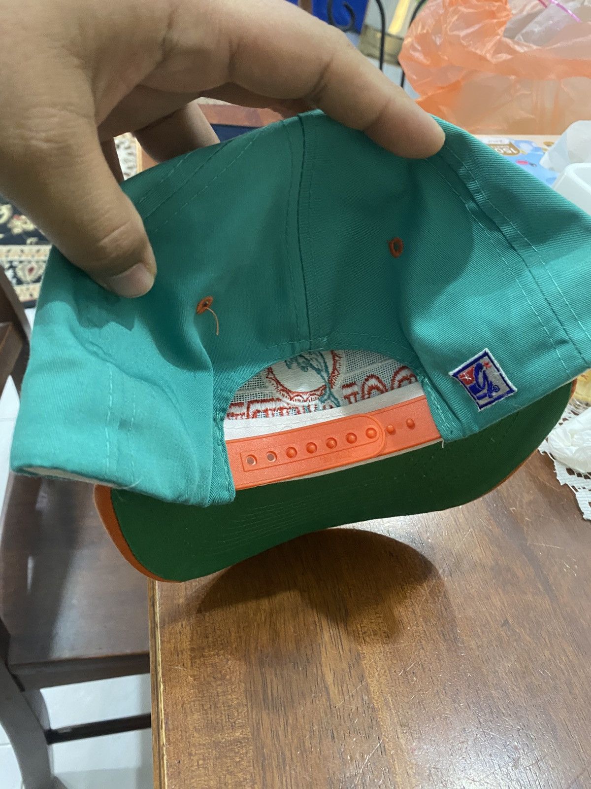 NFL Vintage NFL Dolphine Miami Snapback hat Size ONE SIZE - 5 Thumbnail