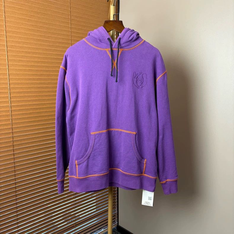 Loewe LOEWE Purple striped printed logo hoodie Size XS / US 0-2 / IT 36-38 - 1 Thumbnail
