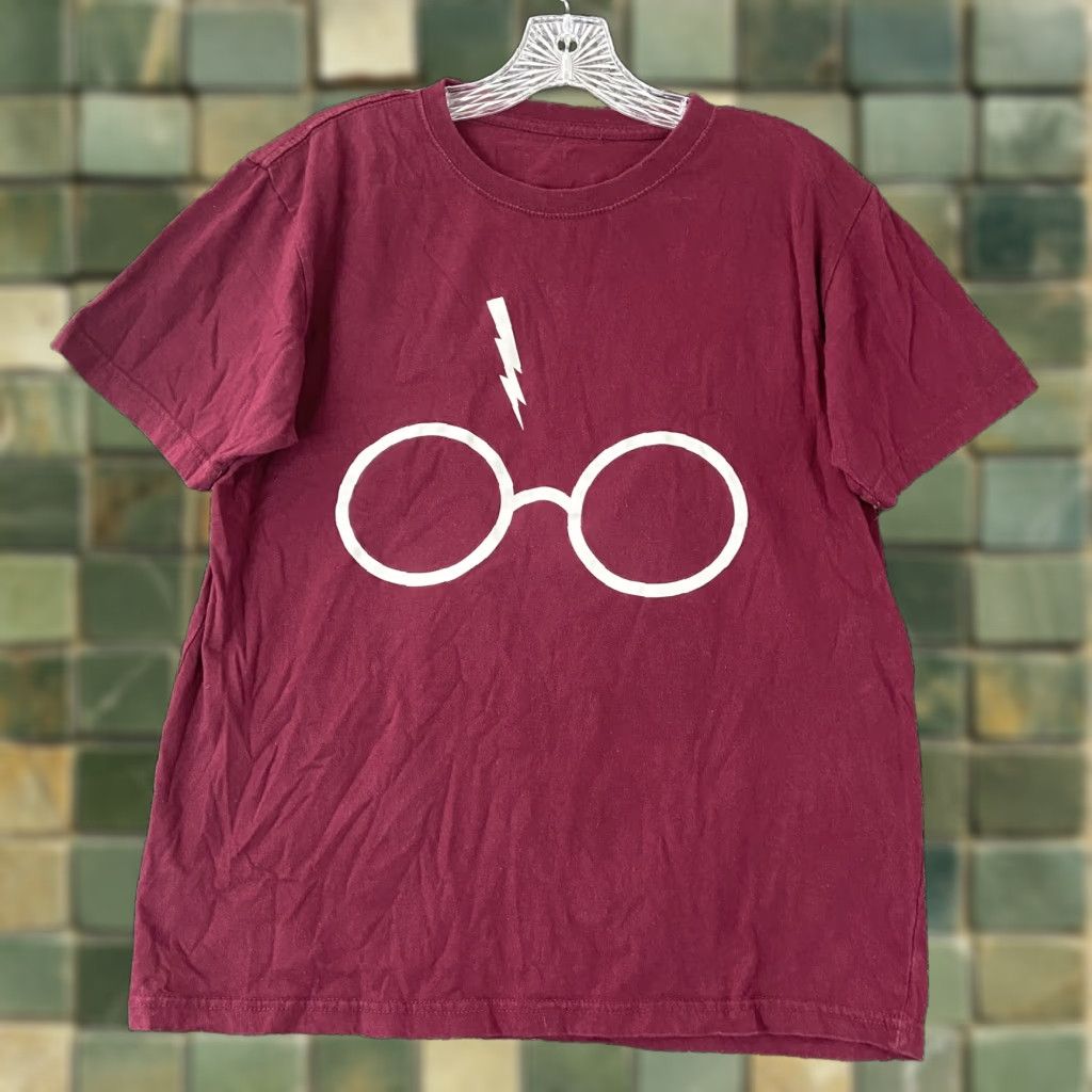 Vintage Harry Potter T Shirt Women’s L Red White Glasses Lightning Bolt Women T-Shirt Red Harry Potter Womens L Size L / US 10 / IT 46 - 1 Thumbnail
