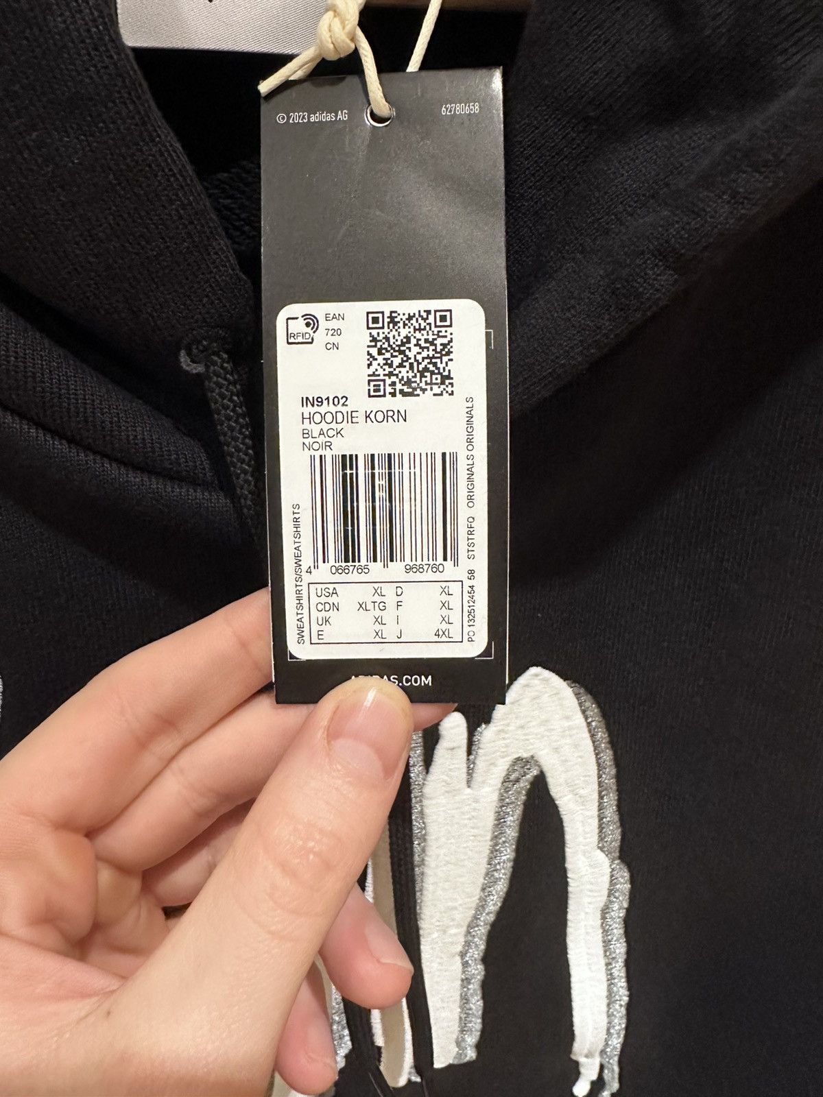 Adidas Korn x Adidas Hoodie Size US XL / EU 56 / 4 - 4 Thumbnail