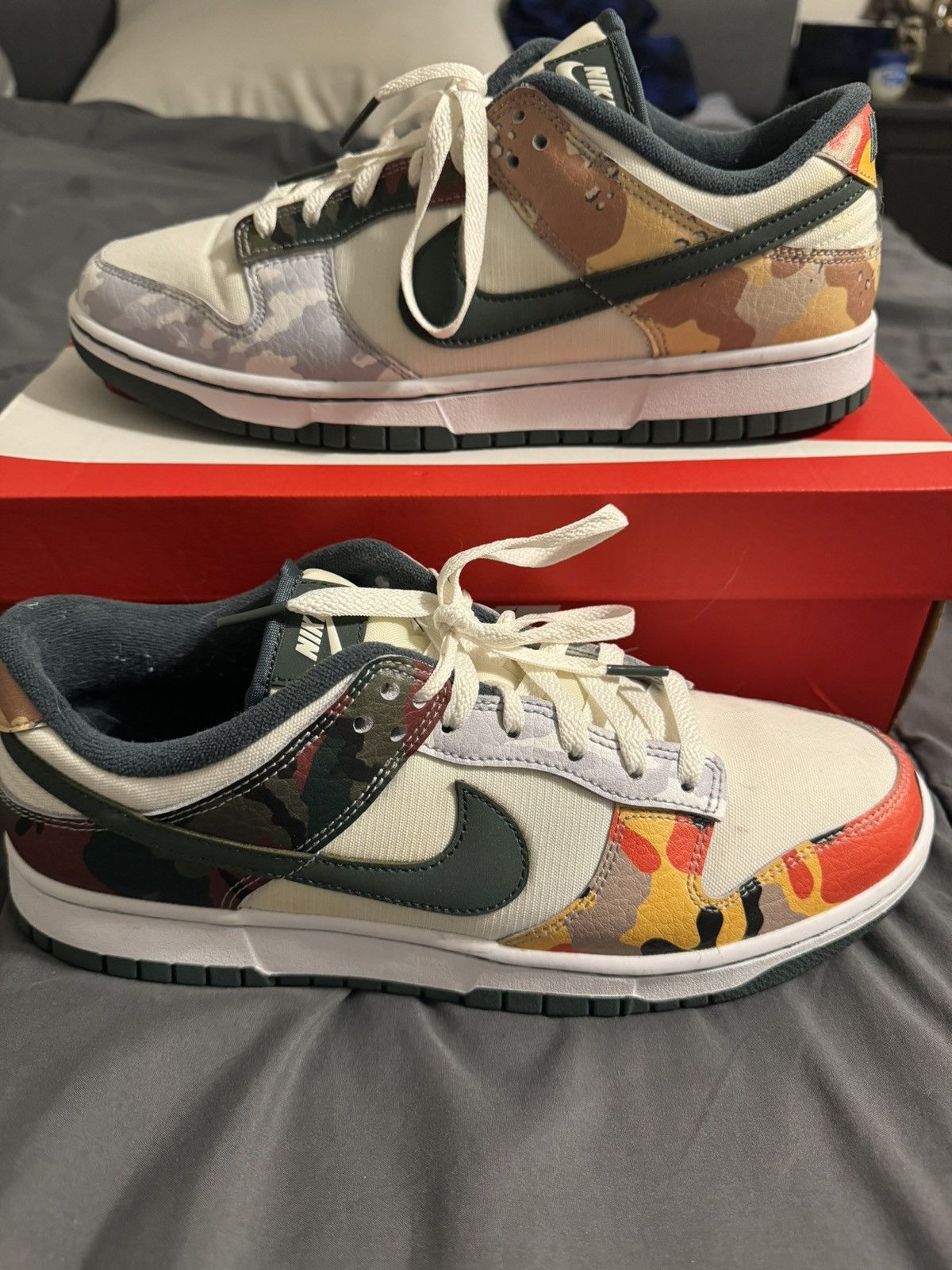 Nike Nike Dunk Low SE - Sail Multi-Camo Size US 10.5 / EU 43-44 - 1 Thumbnail