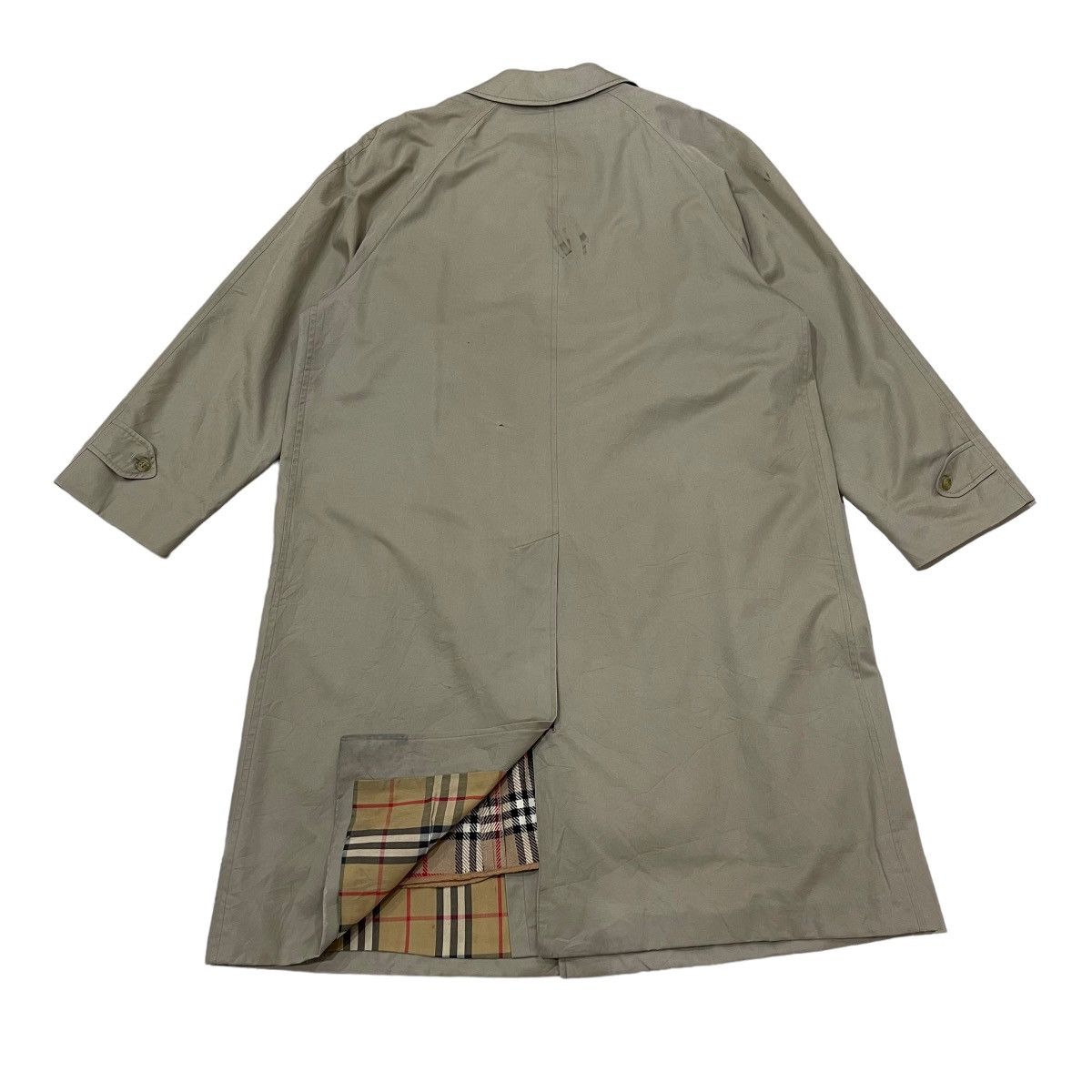 Burberry × Vintage Vintage 90s Burberrys Nova Check Overcoat Size US M / EU 48-50 / 2 - 4 Thumbnail