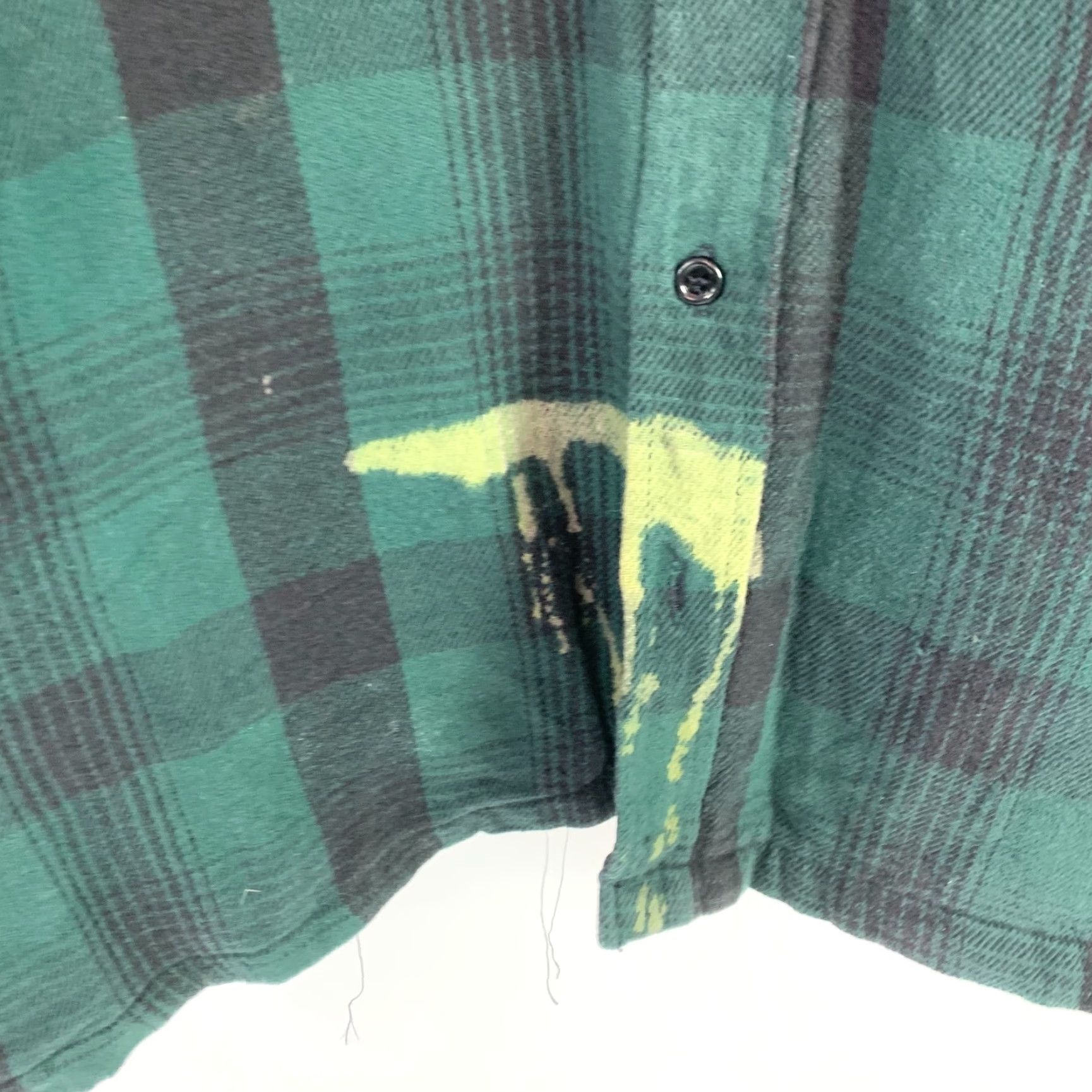 Thrasher VINTAGE OshKosh Green Flannel Shirt XL Western 1980s Grunge Long Sleeve Size XL Mens/Womens Size US XL / EU 56 / 4 - 3 Thumbnail