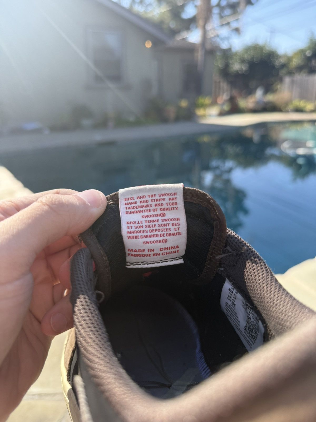 Nike × Travis Scott Air Jordan 1 Low Travis Scott Dark Mocha Size US 11 / EU 44 - 9 Thumbnail