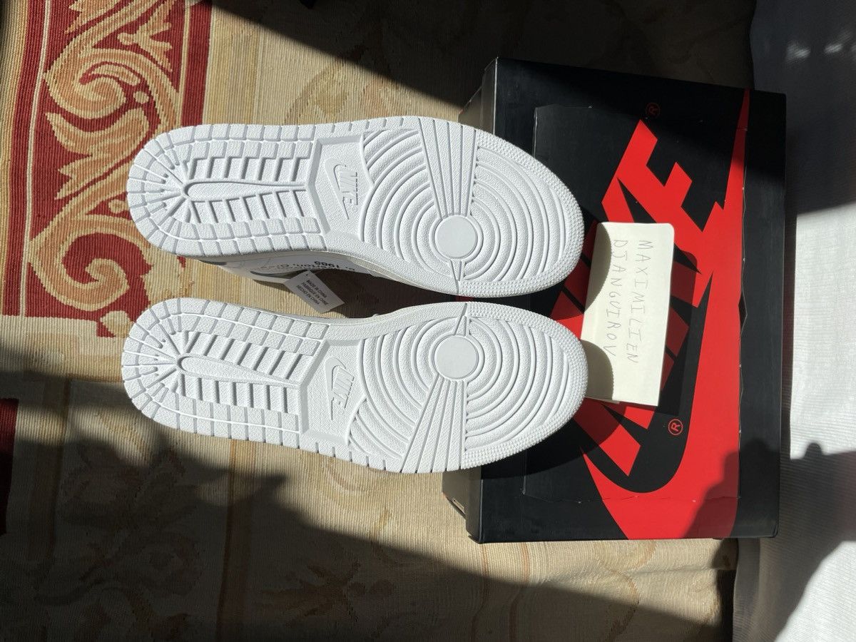 Nike × Off-White Air Jordan 1 Retro High Off-White White 9.5 US DSWT Size US 9.5 / EU 42-43 - 9 Thumbnail