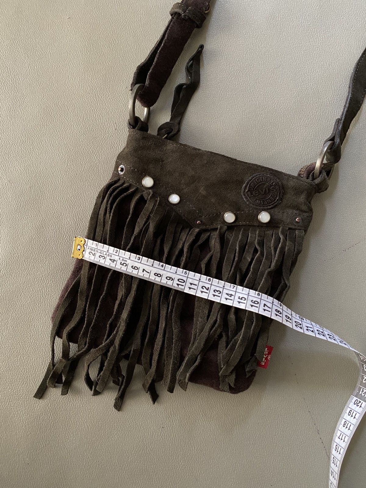 If Six Was Nine × Levi's Levis Suede Fringed Sling Bag Ifsixwasnine Kmrii Style Size ONE SIZE - 10 Thumbnail