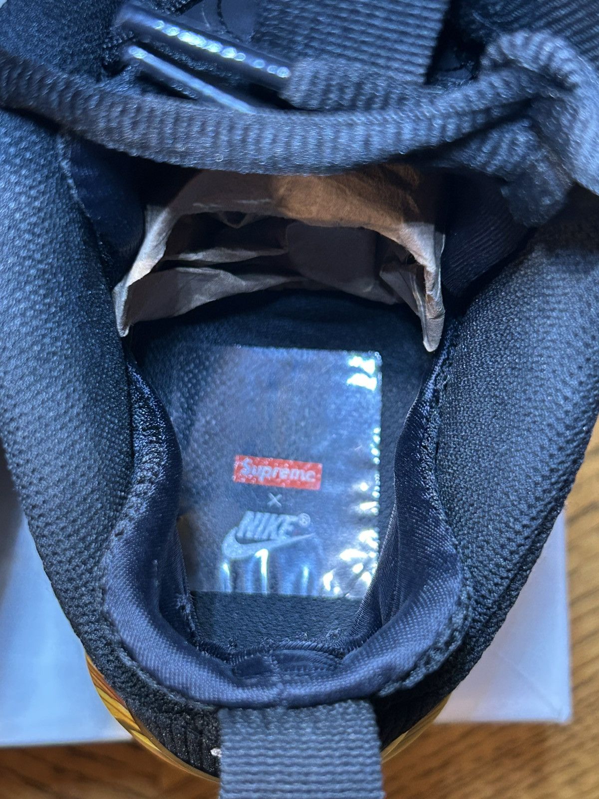 Nike × Supreme Size 9 - Supreme x Nike Air Foamposite One SP Black 2014 Size US 9 / EU 42 - 3 Thumbnail