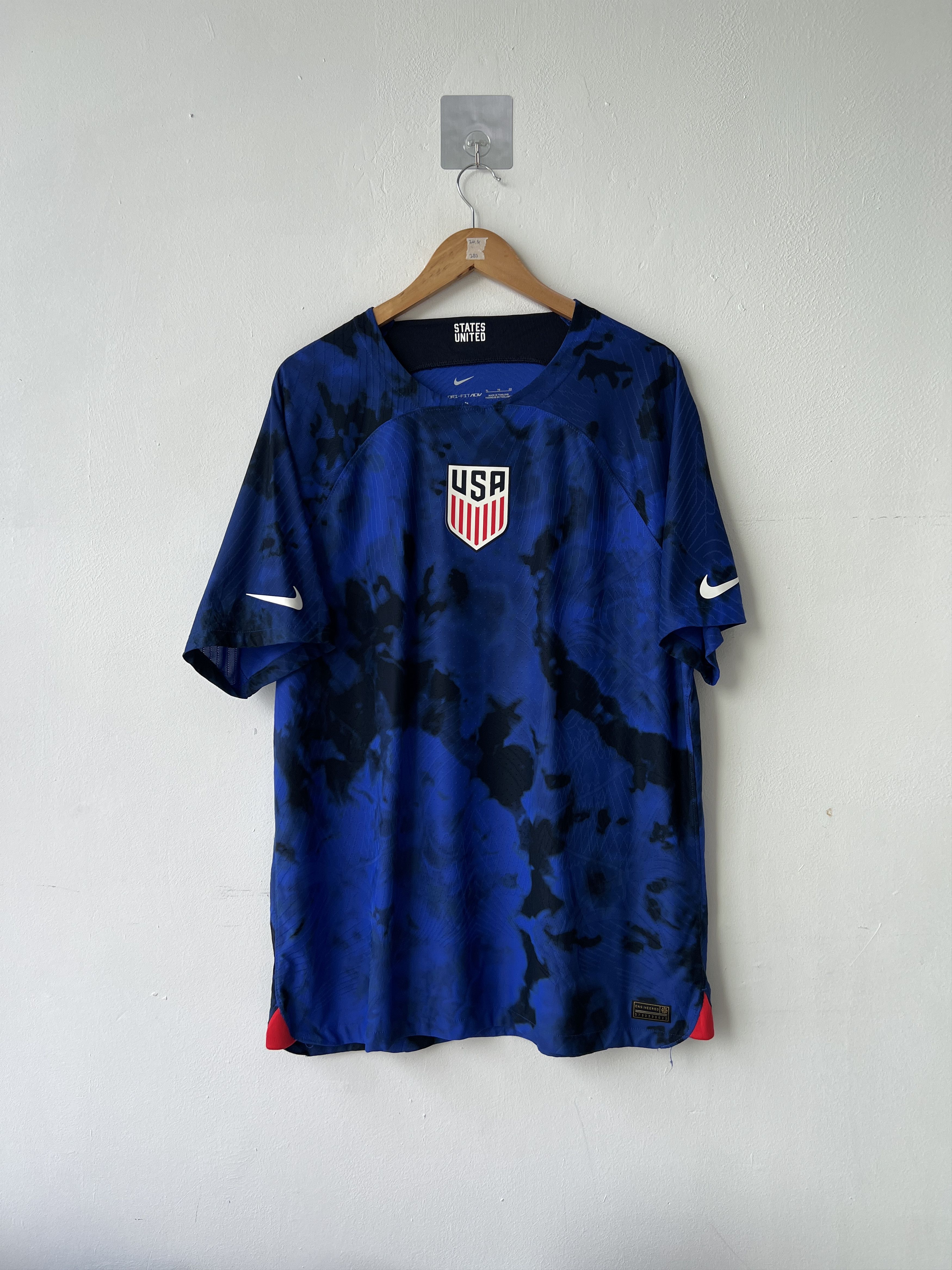 Nike (XL) USA 2022-23 Away Player Version Kit (USMNT) Size US XL / EU 56 / 4 - 1 Thumbnail