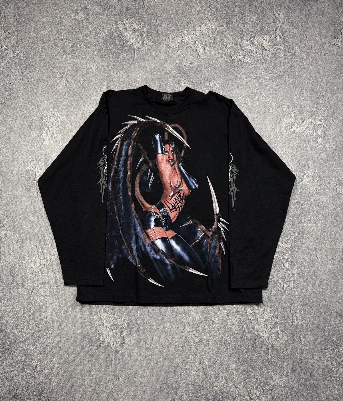 Japanese Brand Vintage Spiral Long Sleeve 90s Street Wear Y2K Casual Style Size US XL / EU 56 / 4 - 1 Thumbnail
