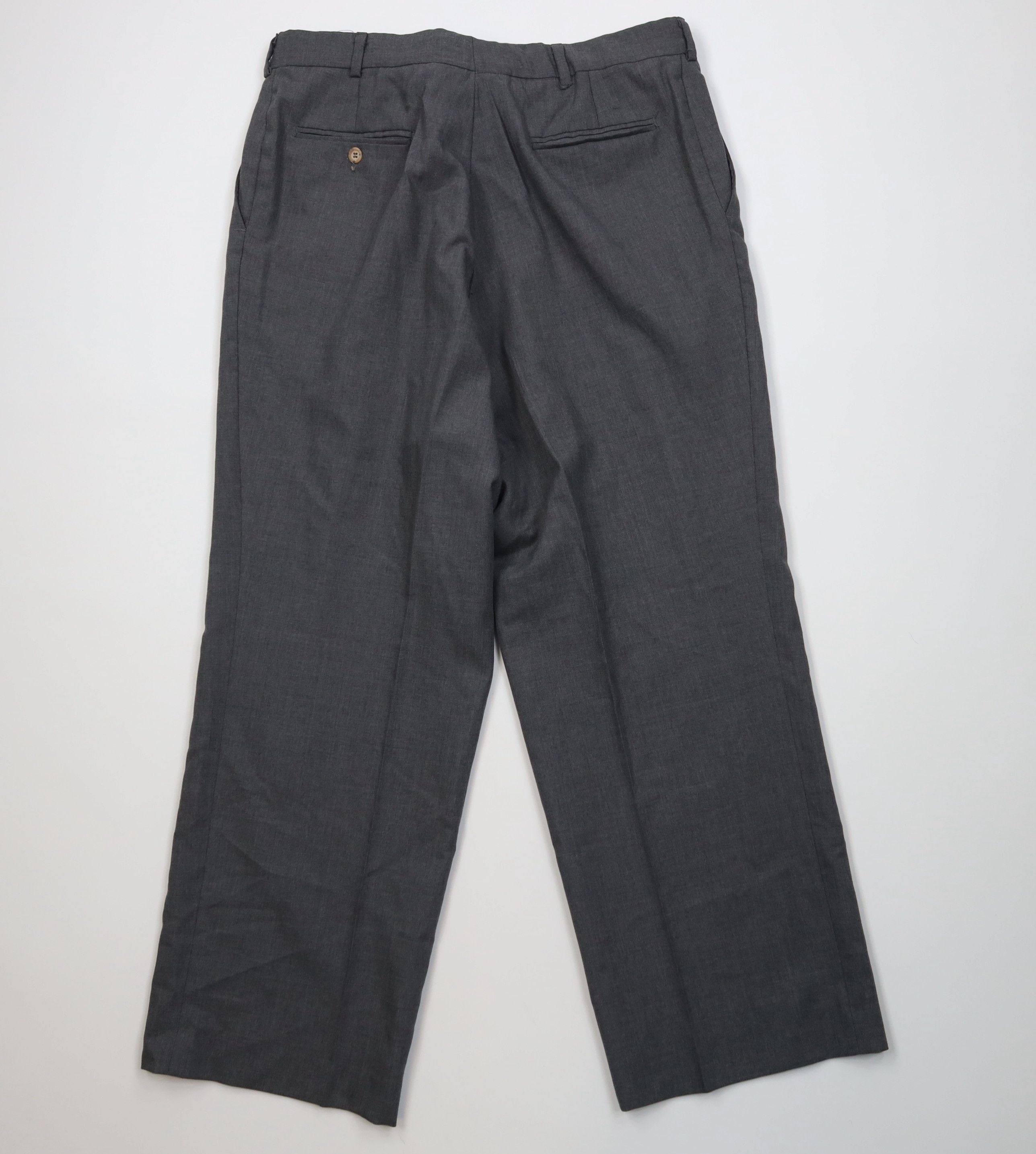 Vintage Vintage 70s Streetwear Knit Wide Leg Chino Pants Gray USA Size US 36 / EU 52 - 10 Thumbnail