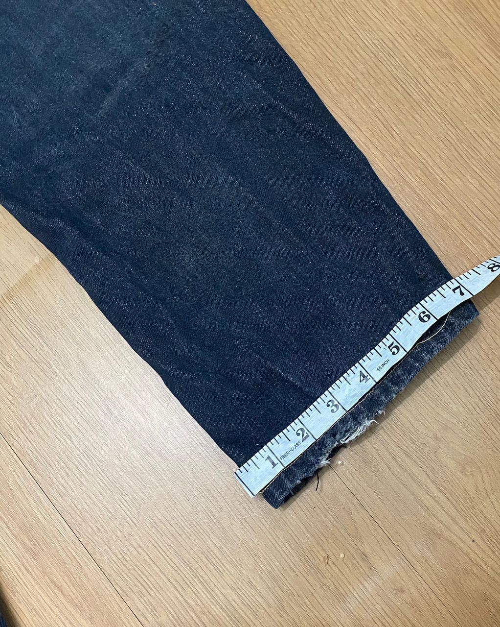 Big John 🔥W33 Vintage Big John Super Black Distressed Denim Size US 33 - 8 Thumbnail