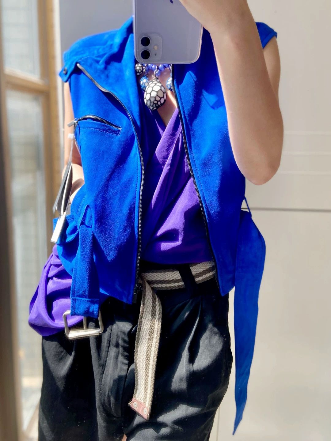 Haider Ackermann Haider Ackermann Suede Colorful Jacket 38 Unisex Size XS / US 0-2 / IT 36-38 - 2 Thumbnail