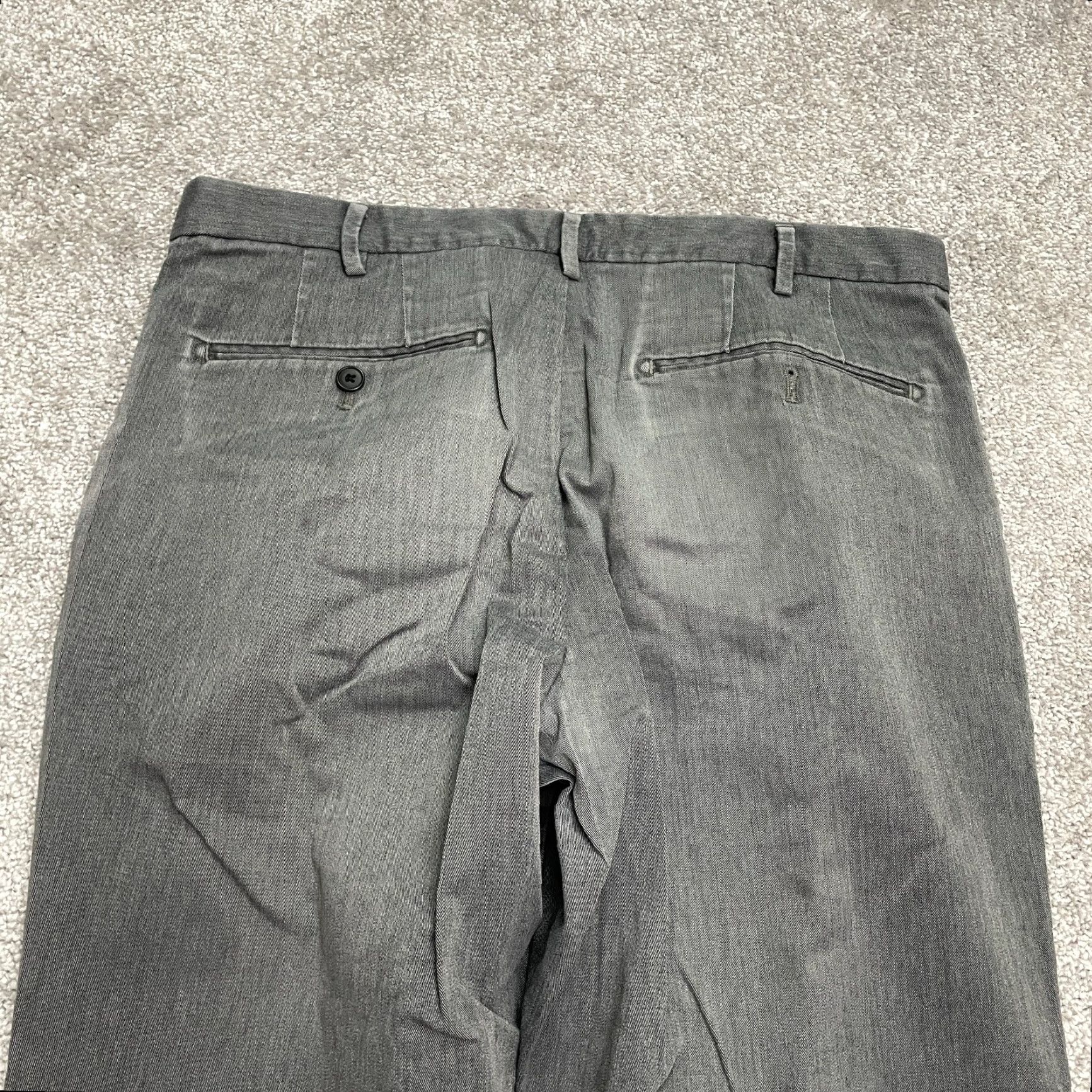 Uniqlo Uniqlo Pants Mens 34x30 Gray Flat Front Chino Straight Leg Cotton Stretch Casual Mens Size US 34 / EU 50 - 4 Thumbnail