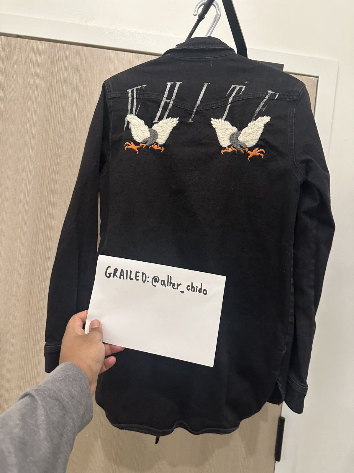 Off-White Off White OG Denim Eagle Jacket Size US XS / EU 42 / 0 - 1 Thumbnail