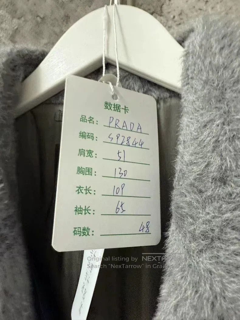 Prada Prada Gray Overcoat Size 48 Brand New. Size US L / EU 52-54 / 3 - 7 Thumbnail