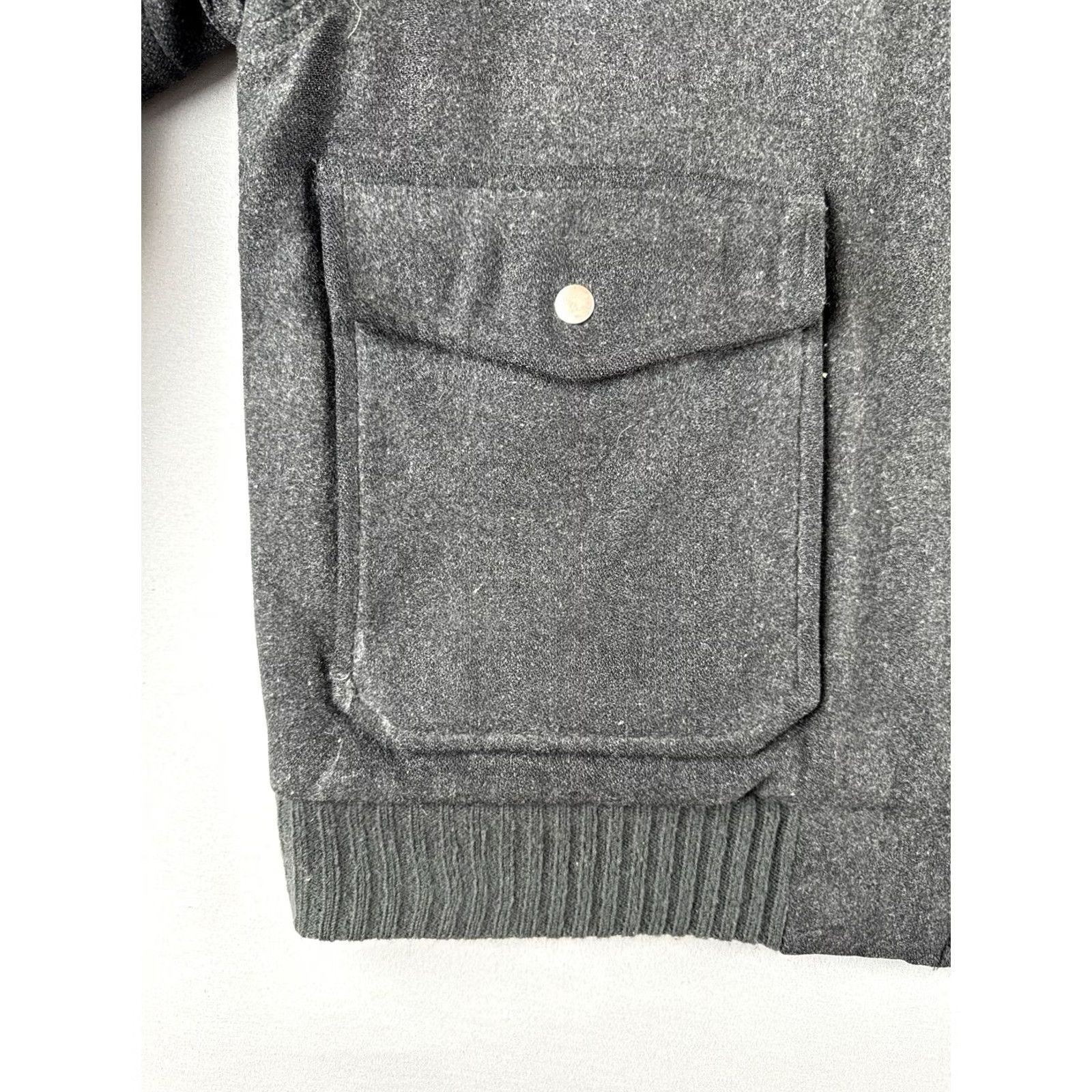 Vintage VINTAGE Field & Stream Wool Jacket Gray Hunting Workwear Zip Coat USA Large Mens Jacket Bomber 80s Classic Outdoor Size US L / EU 52-54 / 3 - 6 Thumbnail