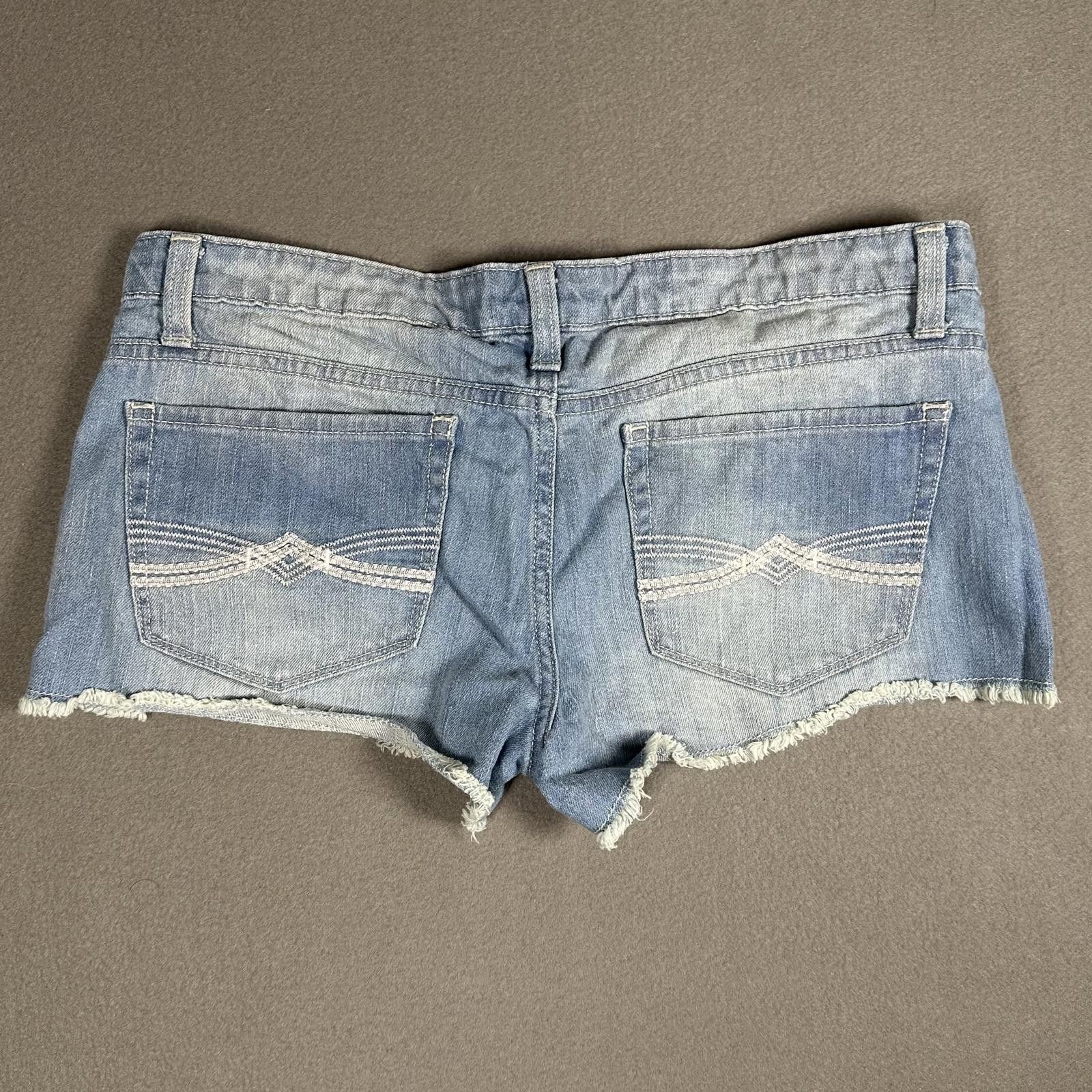Steve Madden Mudd Denim Booty Shorts Y2K Size 32" / US 10 / IT 46 - 1 Thumbnail
