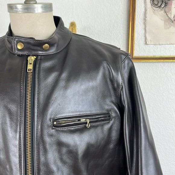 Vanson Leathers Vanson Single Riders Leather Jacket Boston USA 1974 Street R Size US XL / EU 56 / 4 - 3 Thumbnail