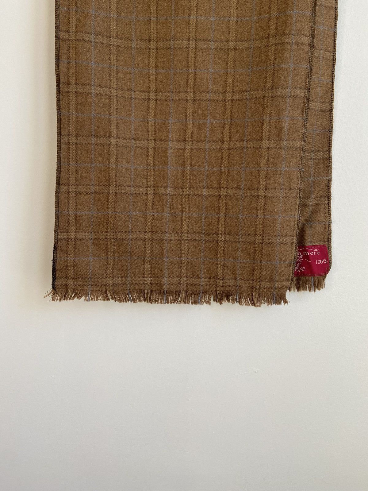 Vintage Vintage cashmere scarf Size ONE SIZE - 5 Thumbnail