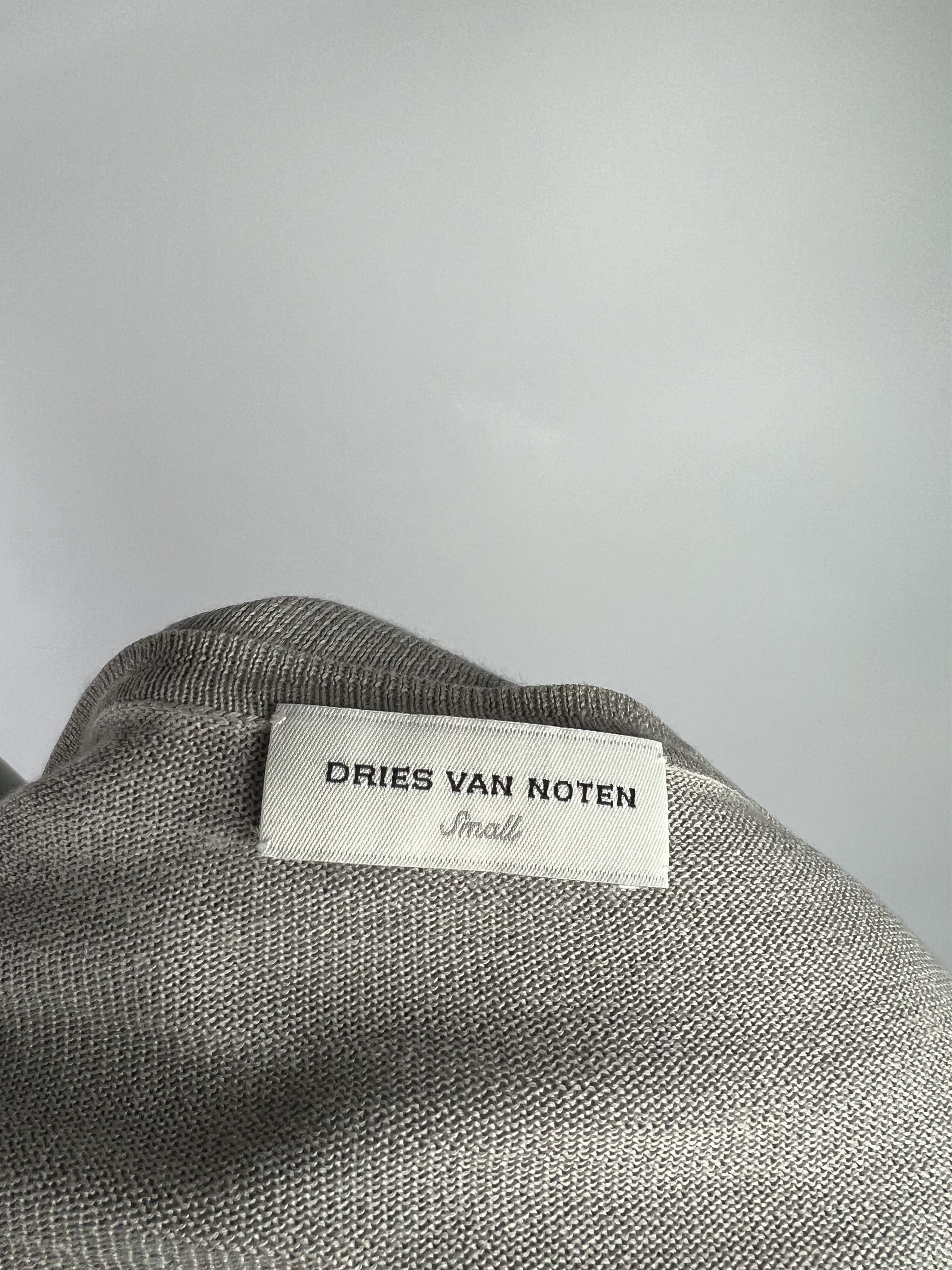 Dries Van Noten Dries Van Noten Silk Cotton V-Neck Sweater Size S Oversized Size S / US 4 / IT 40 - 6 Thumbnail