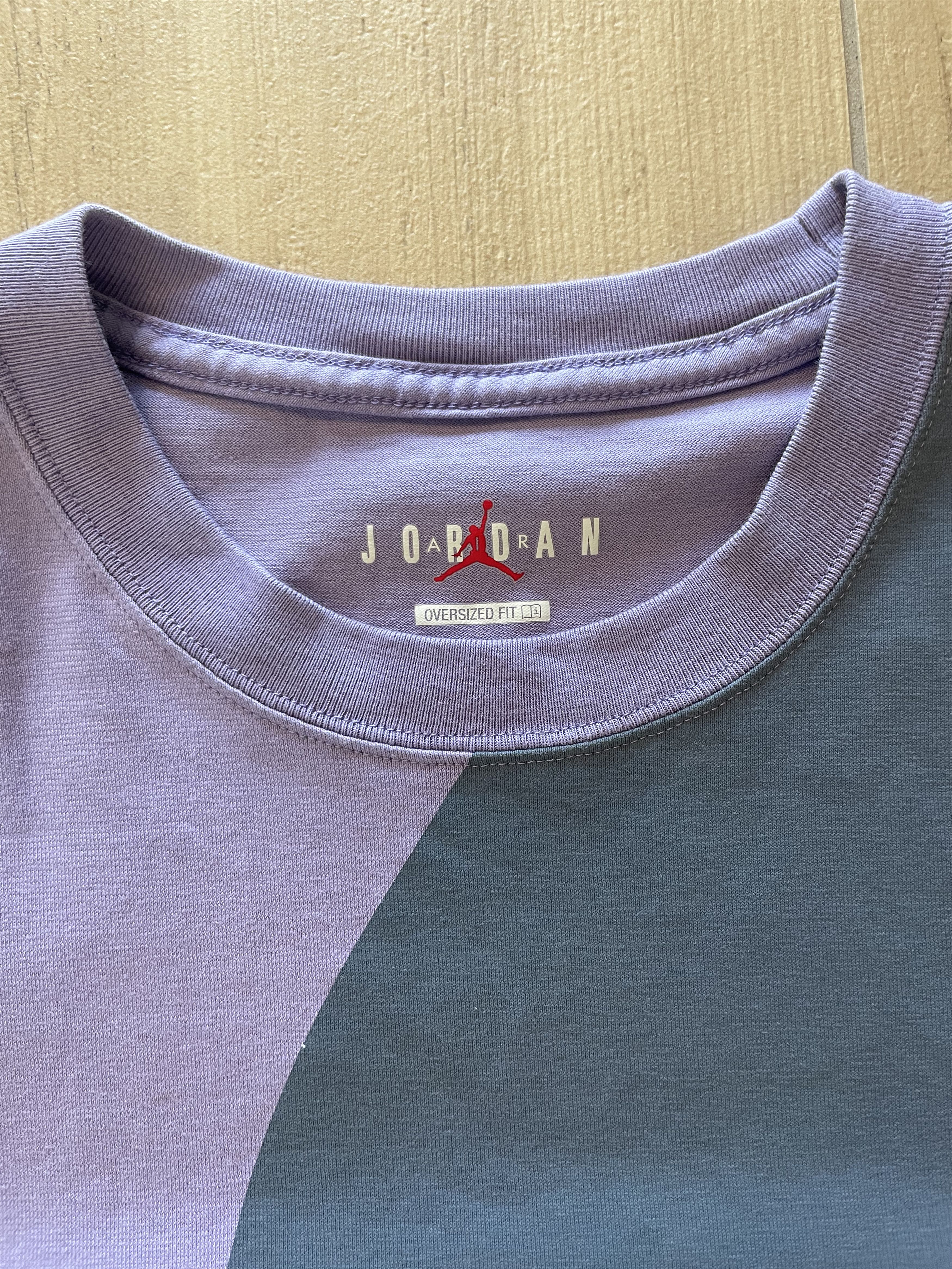 Jordan Brand Jordan T-Shirt Men Large Purple Short Sleeve 90s Nike Air Size US L / EU 52-54 / 3 - 3 Thumbnail
