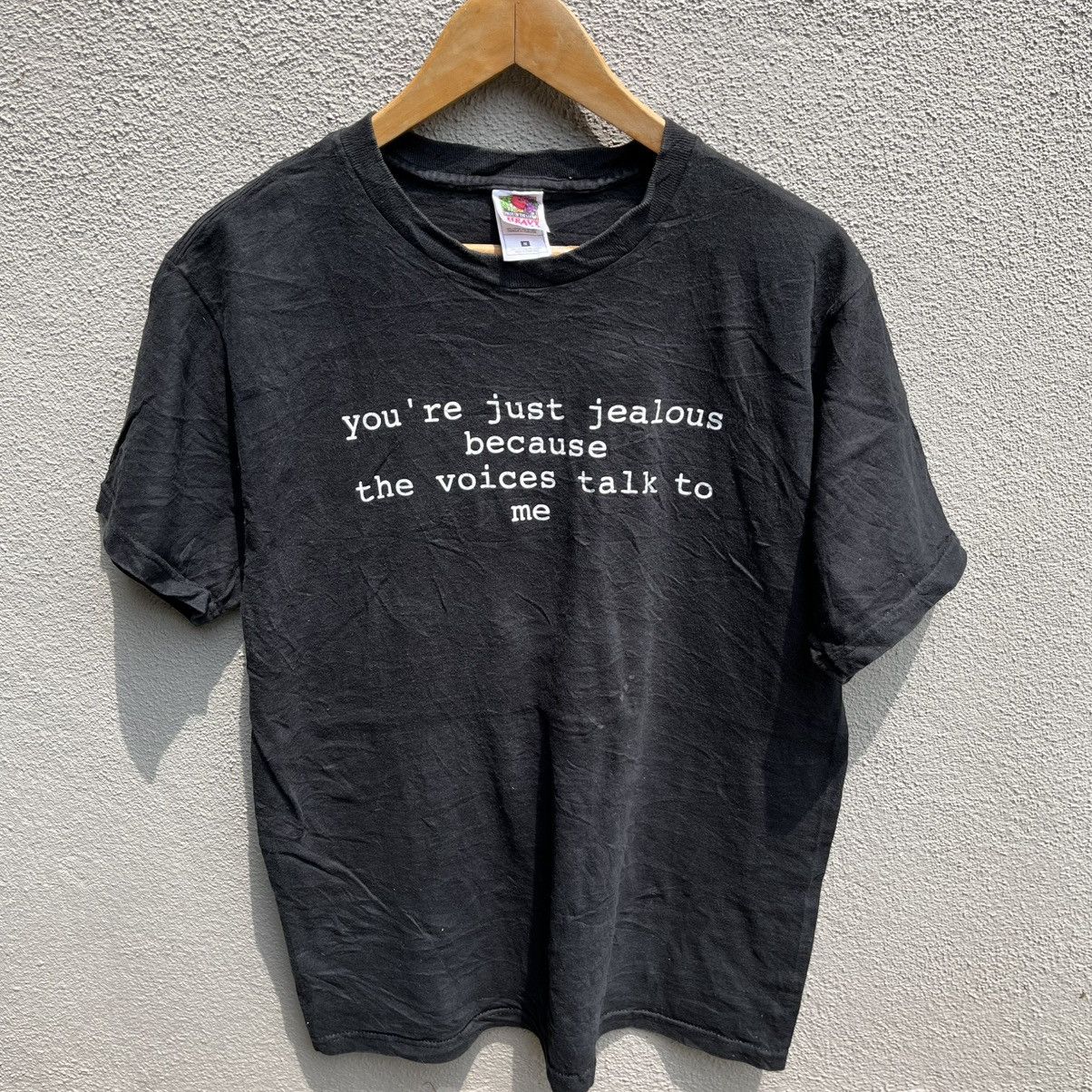 Vintage Vintage 90s WORDING tee best quote fight club Size US M / EU 48-50 / 2 - 2 Thumbnail