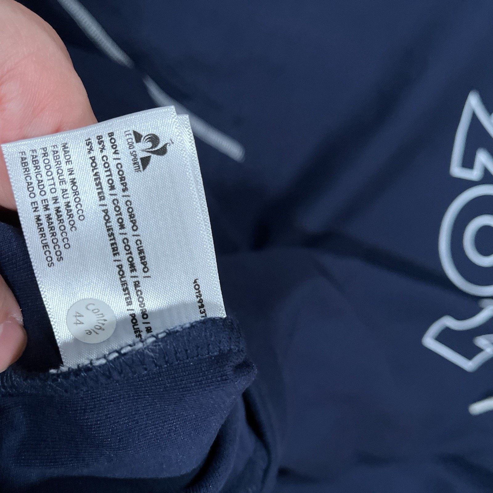 Le Coq Sportif NWT Le Coq Sportif x Paris 2024 Olympics Navy Hoodie Sweater Size US XL / EU 56 / 4 - 8 Thumbnail
