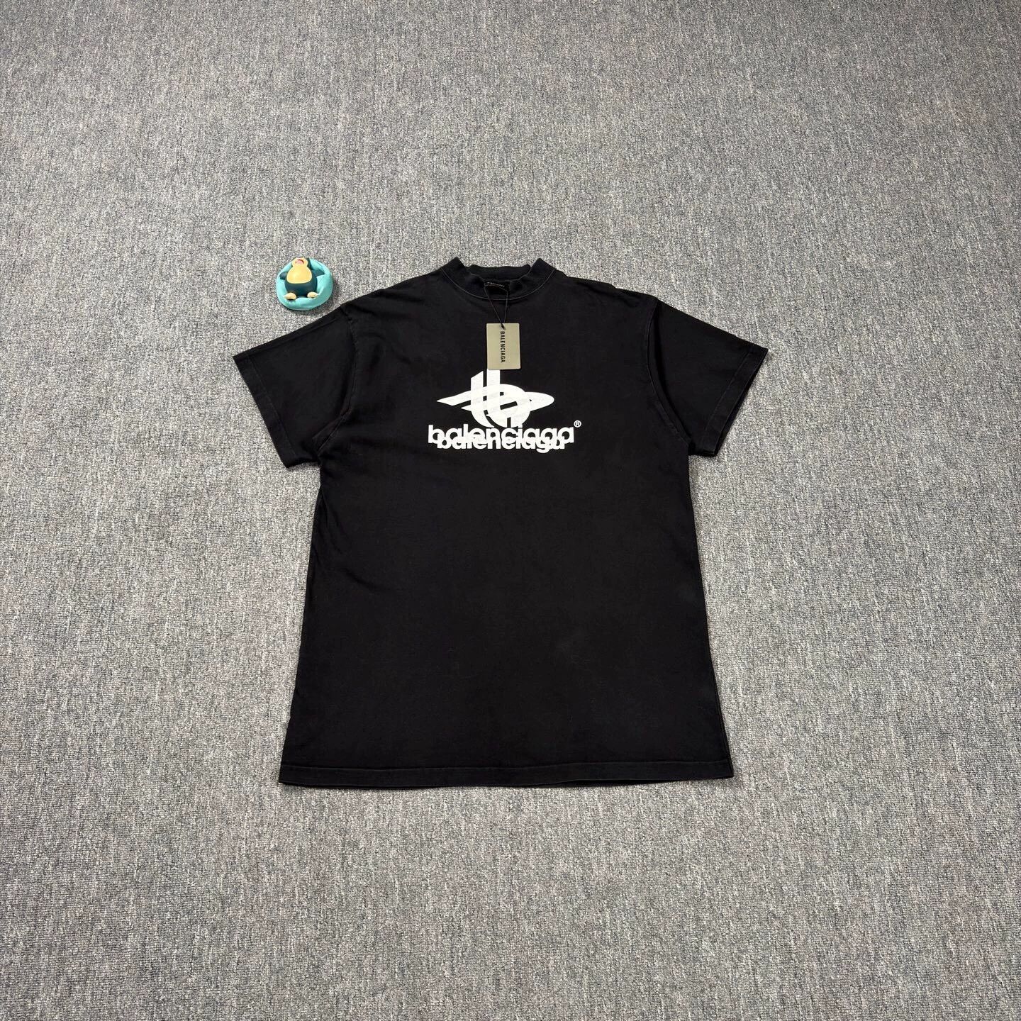 Balenciaga Balenciaga Phantom Logo Black Short-Sleeve Tee Size 1 Size US L / EU 52-54 / 3 - 1 Thumbnail
