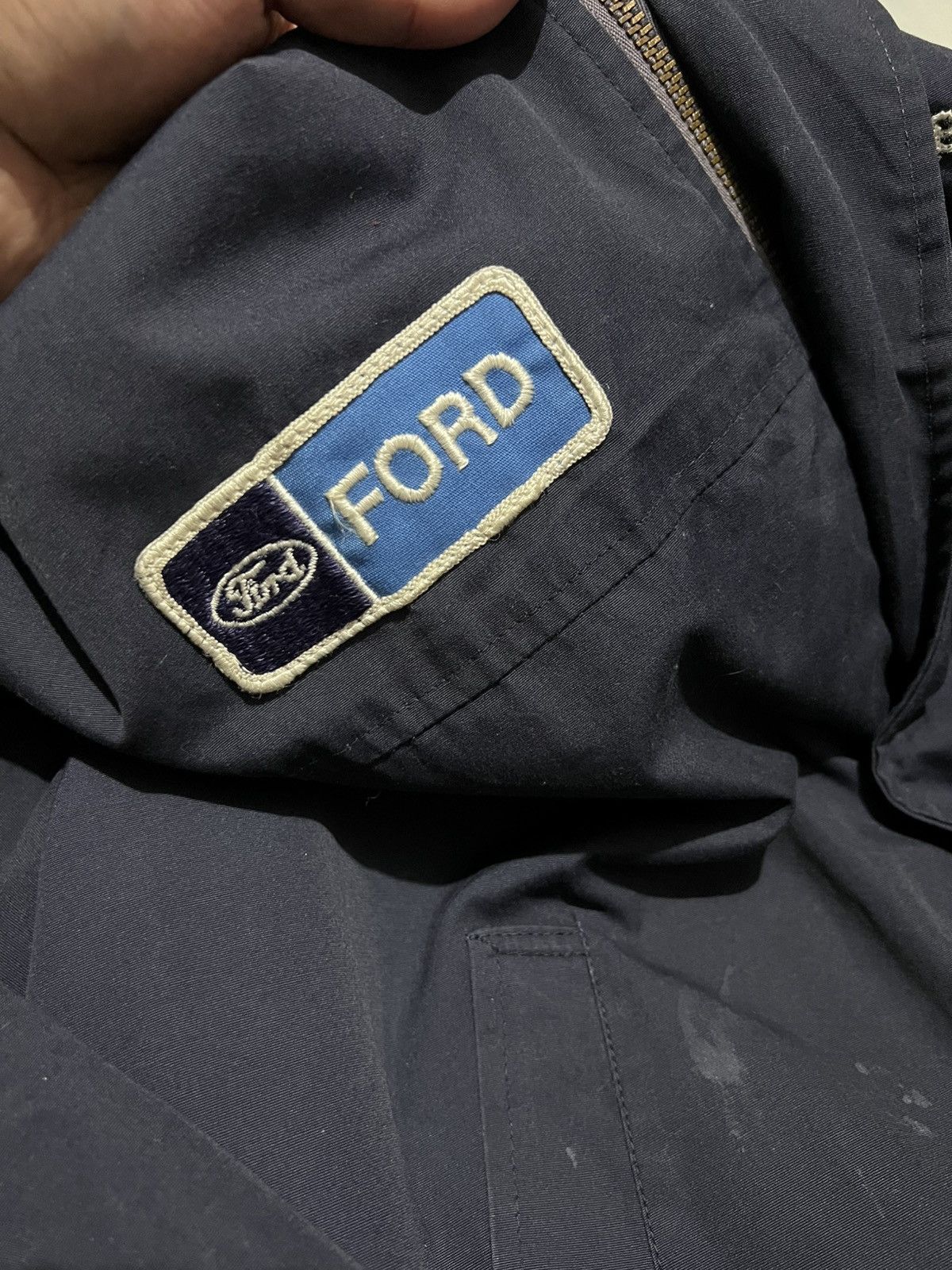 Vintage 70s Talon Bomber FORD MERVS UNIFORMS PORSTMOUTH,VA Size US XL / EU 56 / 4 - 8 Thumbnail
