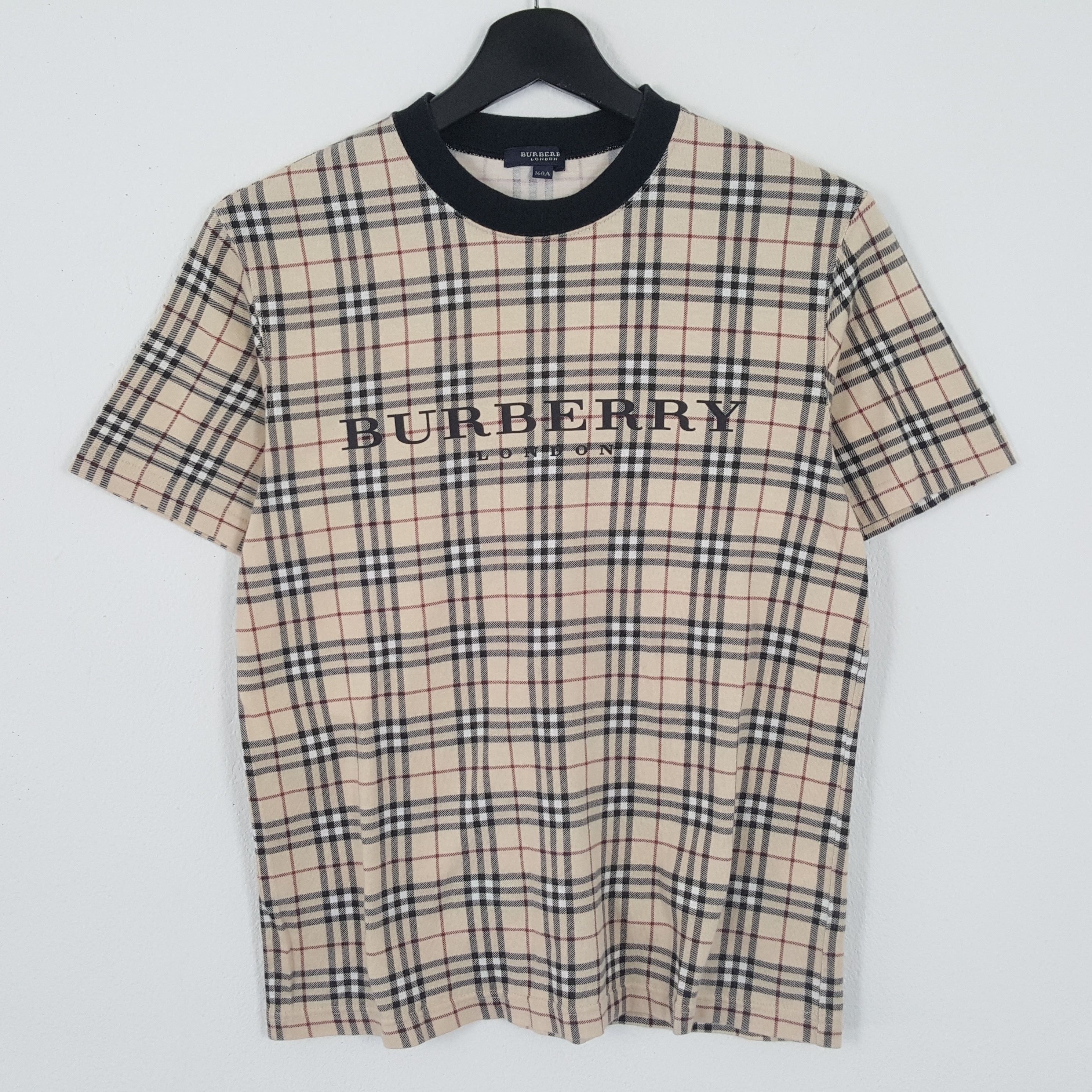 Burberry × Vintage BURBERRY LONDON Nova Check Fashion Style Custom Tshirt Size US S / EU 44-46 / 1 - 1 Thumbnail