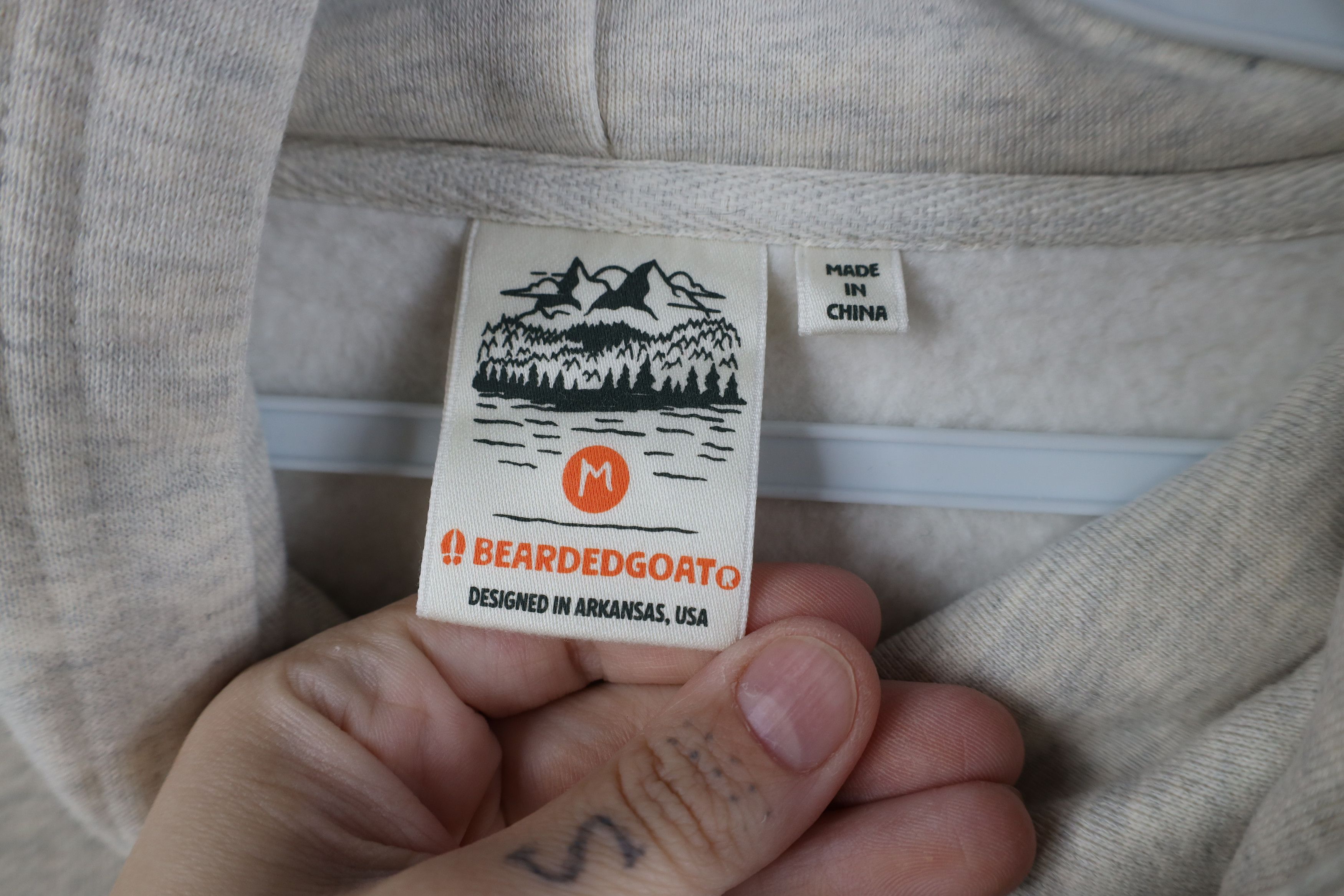 Vintage Beardedgoat Overnight Hoodie Sweatshirt Heather Gray Size M / US 6-8 / IT 42-44 - 9 Thumbnail