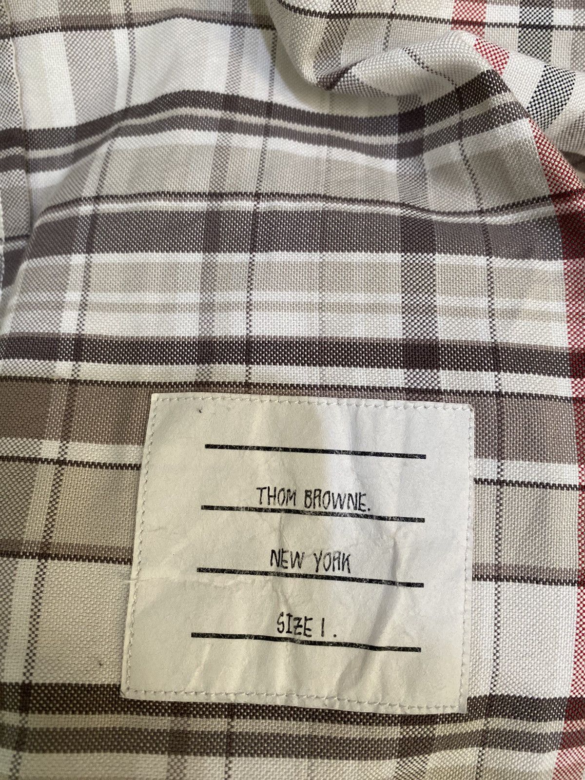 Thom Browne Thom browne plaid shirt made in italy Size US M / EU 48-50 / 2 - 6 Thumbnail