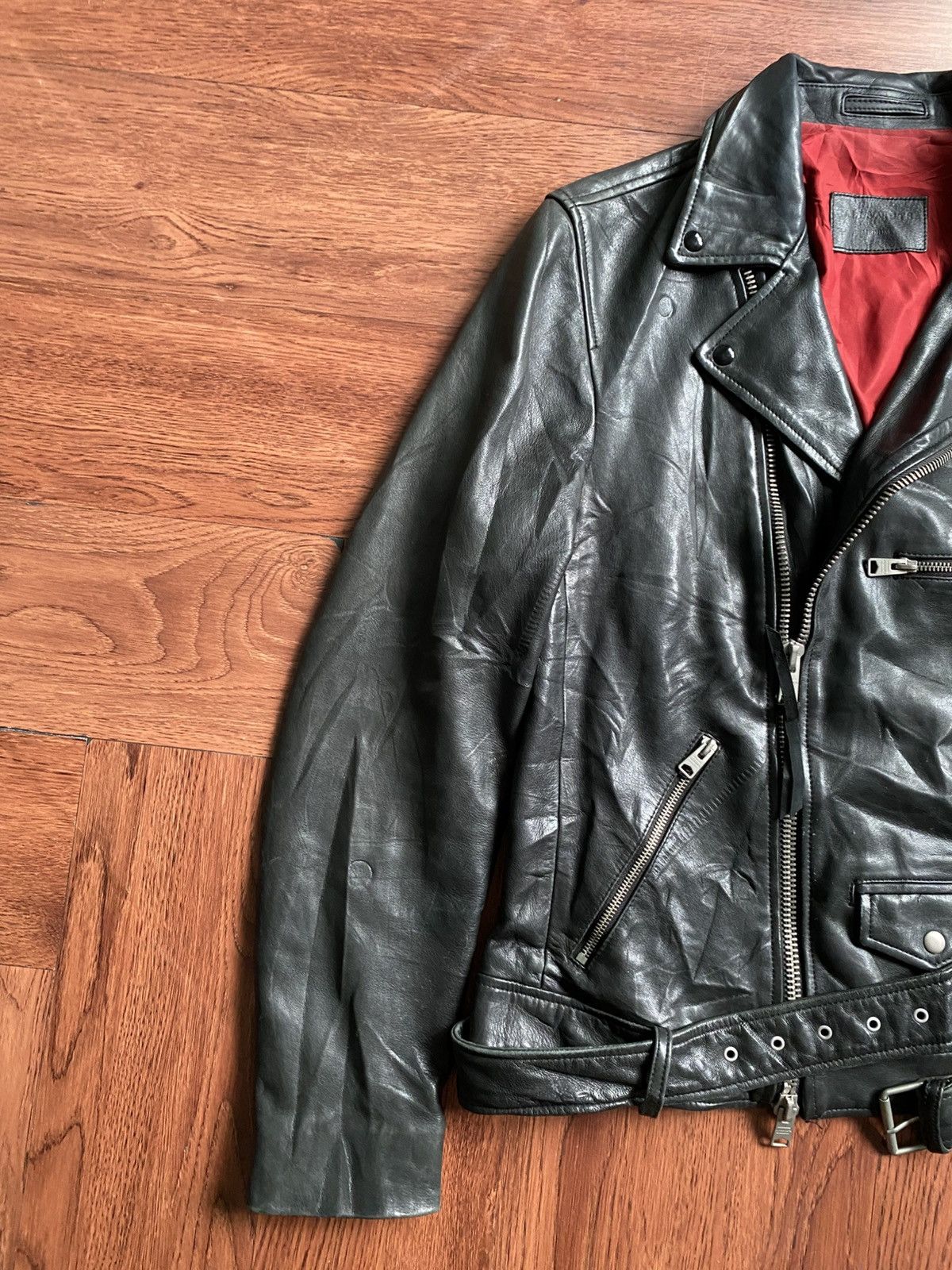 Allsaints Allsaints Kodey Bikers Leather Jacket Size US M / EU 48-50 / 2 - 2 Thumbnail