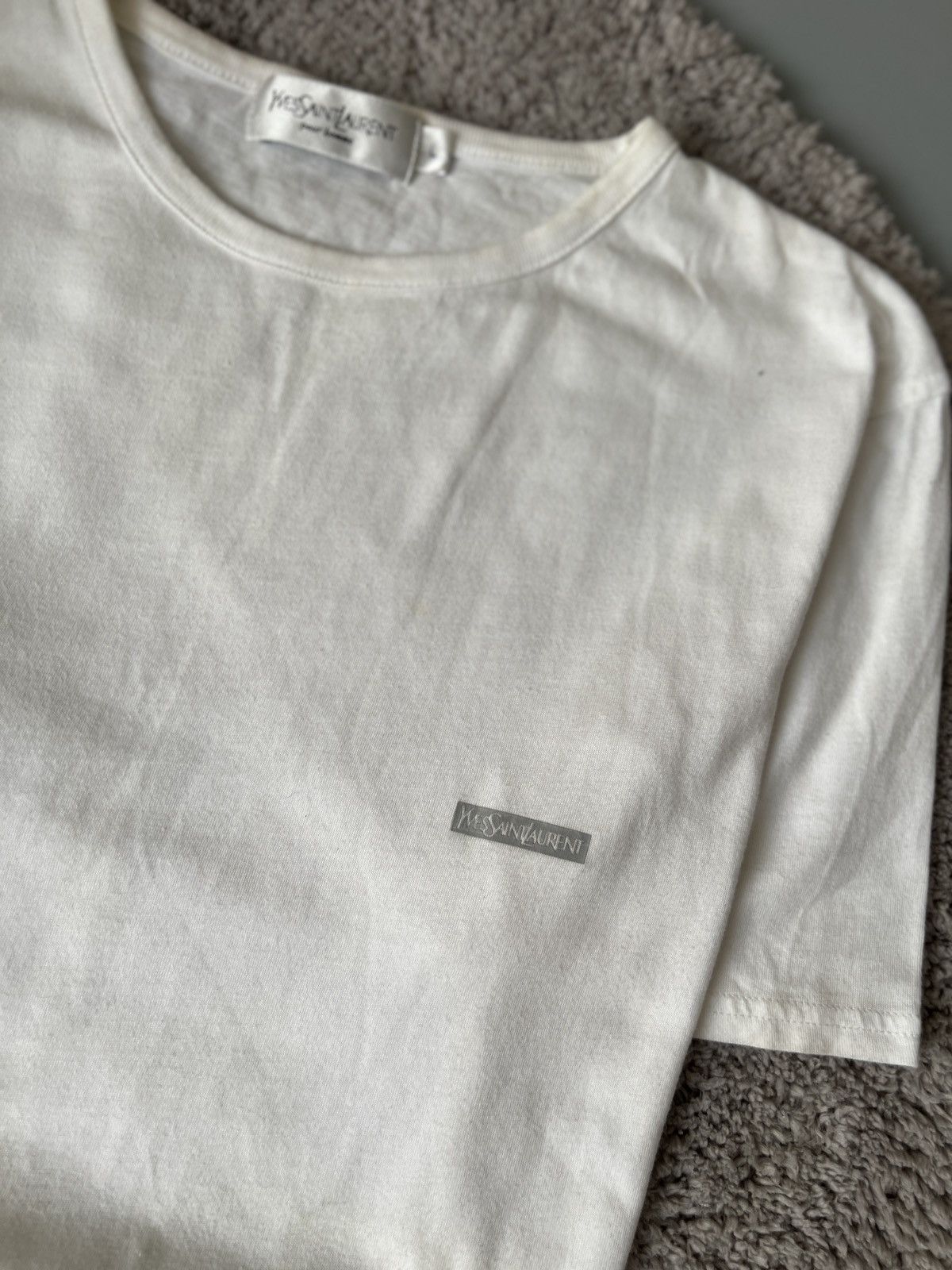 Vintage × Yves Saint Laurent T-shirt Yves Saint Laurent Vintage Size US L / EU 52-54 / 3 - 3 Thumbnail