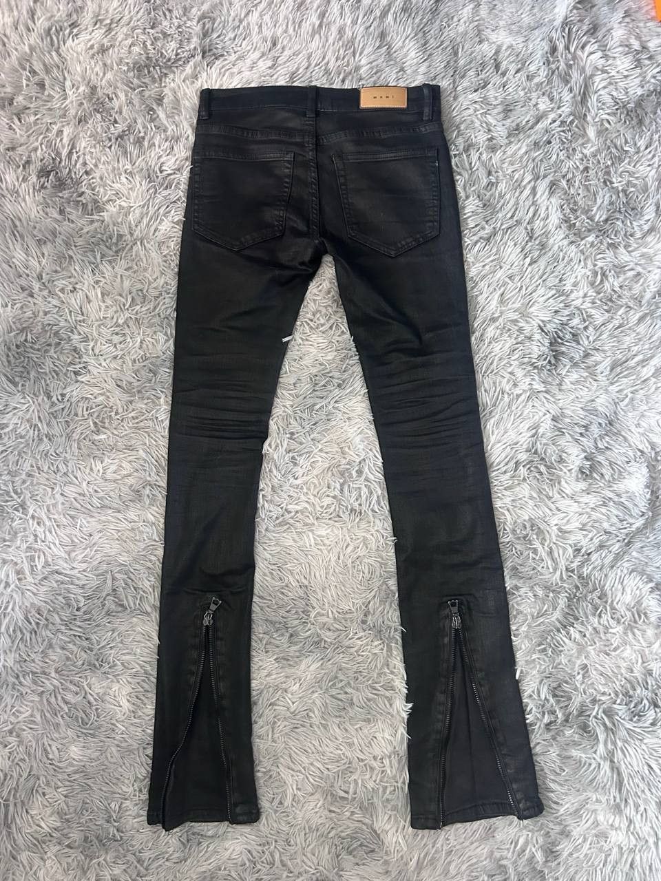 MNML MNML LA Skinny Jeans Waxed Black - Size 28 Size US 28 / EU 44 - 3 Thumbnail