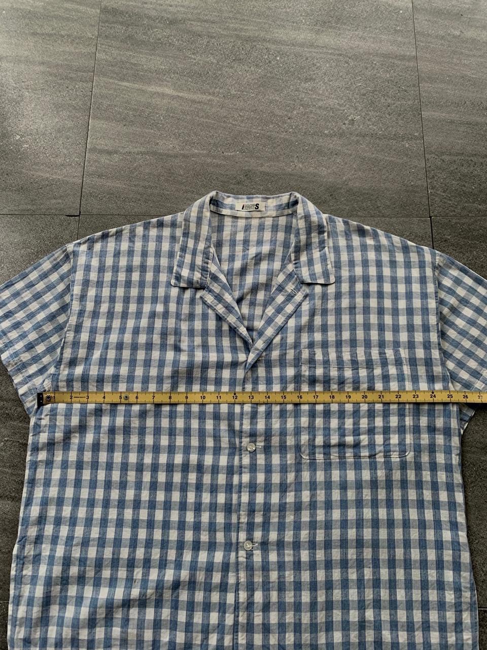 Issey Miyake FREE TAX! Gingham Check Wide Shirt Size US M / EU 48-50 / 2 - 14 Thumbnail
