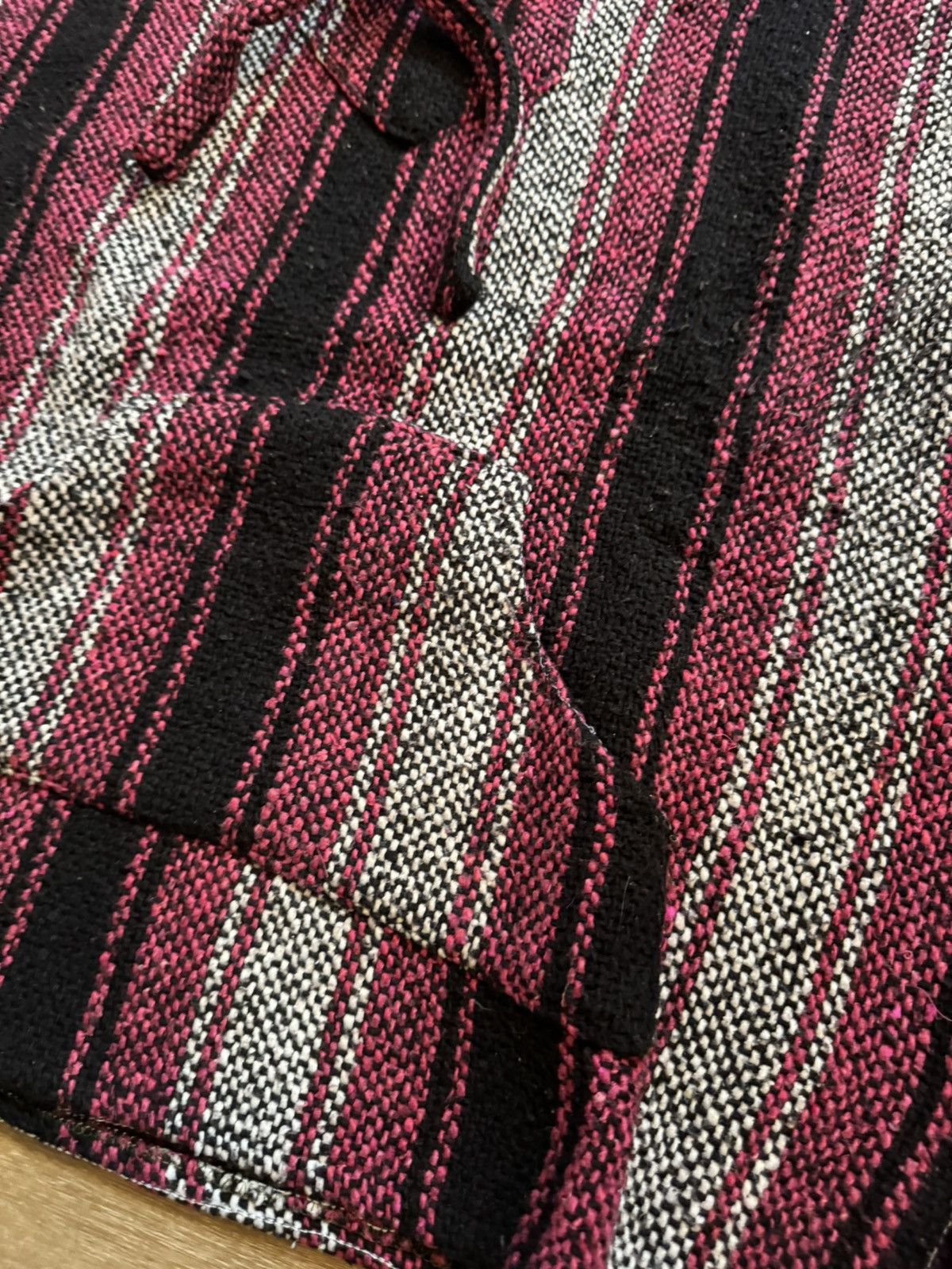 Heimat Textil Vintage 90s Mexican Drug Rug KAPITAL Style The Dude Pullover Size US M / EU 48-50 / 2 - 8 Thumbnail
