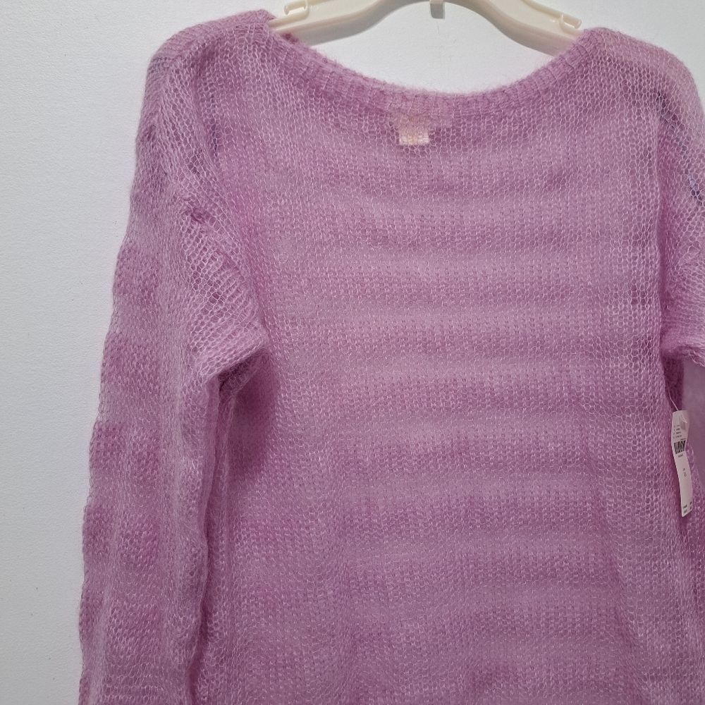 Anthropologie Anthropologie Maeve Wool Blend Sheer Lightweight Pullover Oversized Sweater XS Size XS / US 0-2 / IT 36-38 - 10 Thumbnail