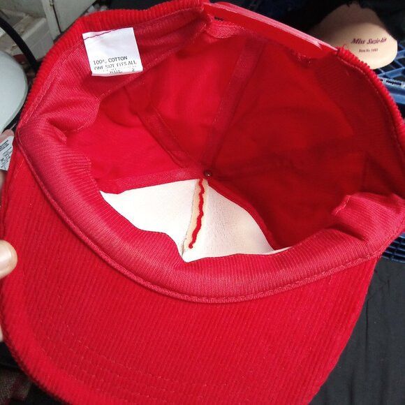 Vintage Deadstock Vintage Washington D.C. Corduroy Snap Hat Cap Size ONE SIZE - 6 Thumbnail